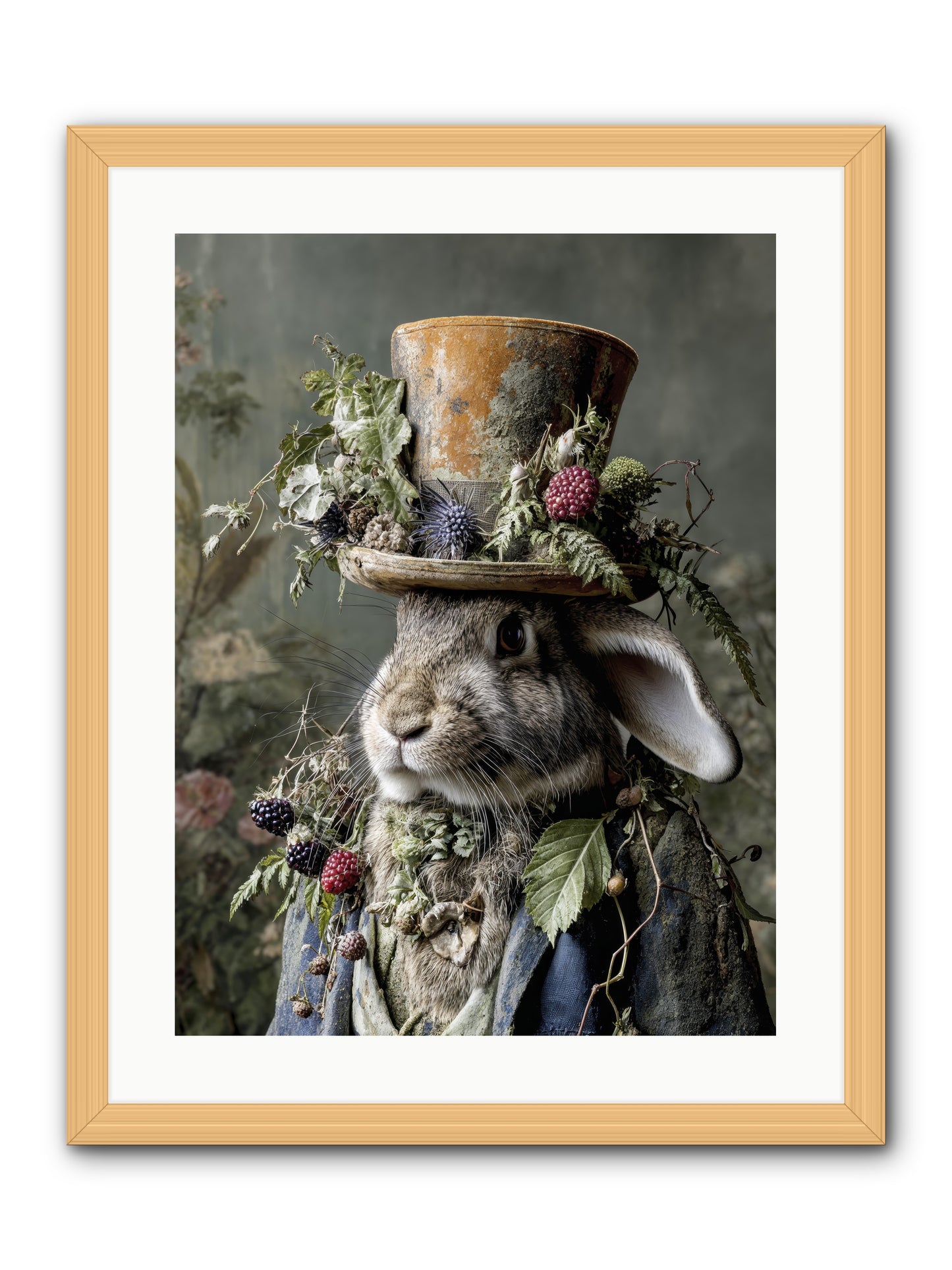 Honeyed Secrets -- Framed Print - Natural 18x24