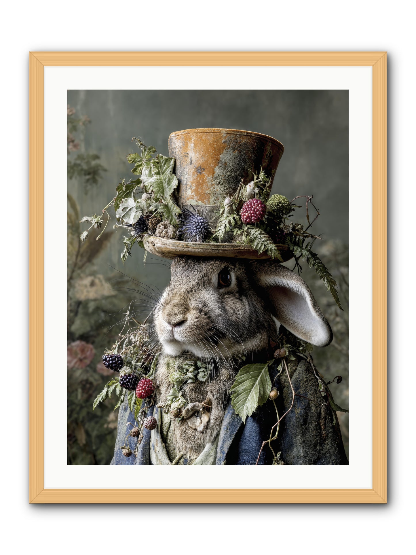 Honeyed Secrets -- Framed Print - Natural 24x32