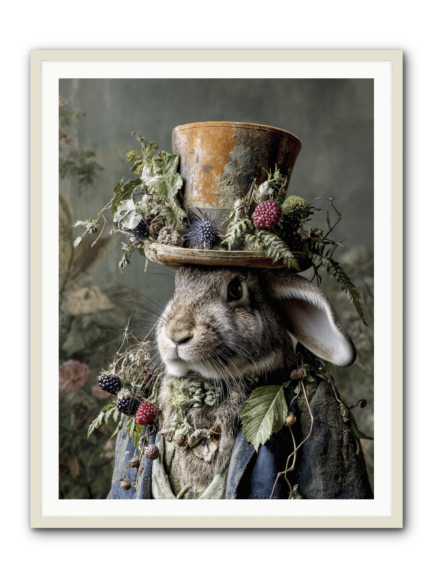 Honeyed Secrets -- Framed Print - White 36x48