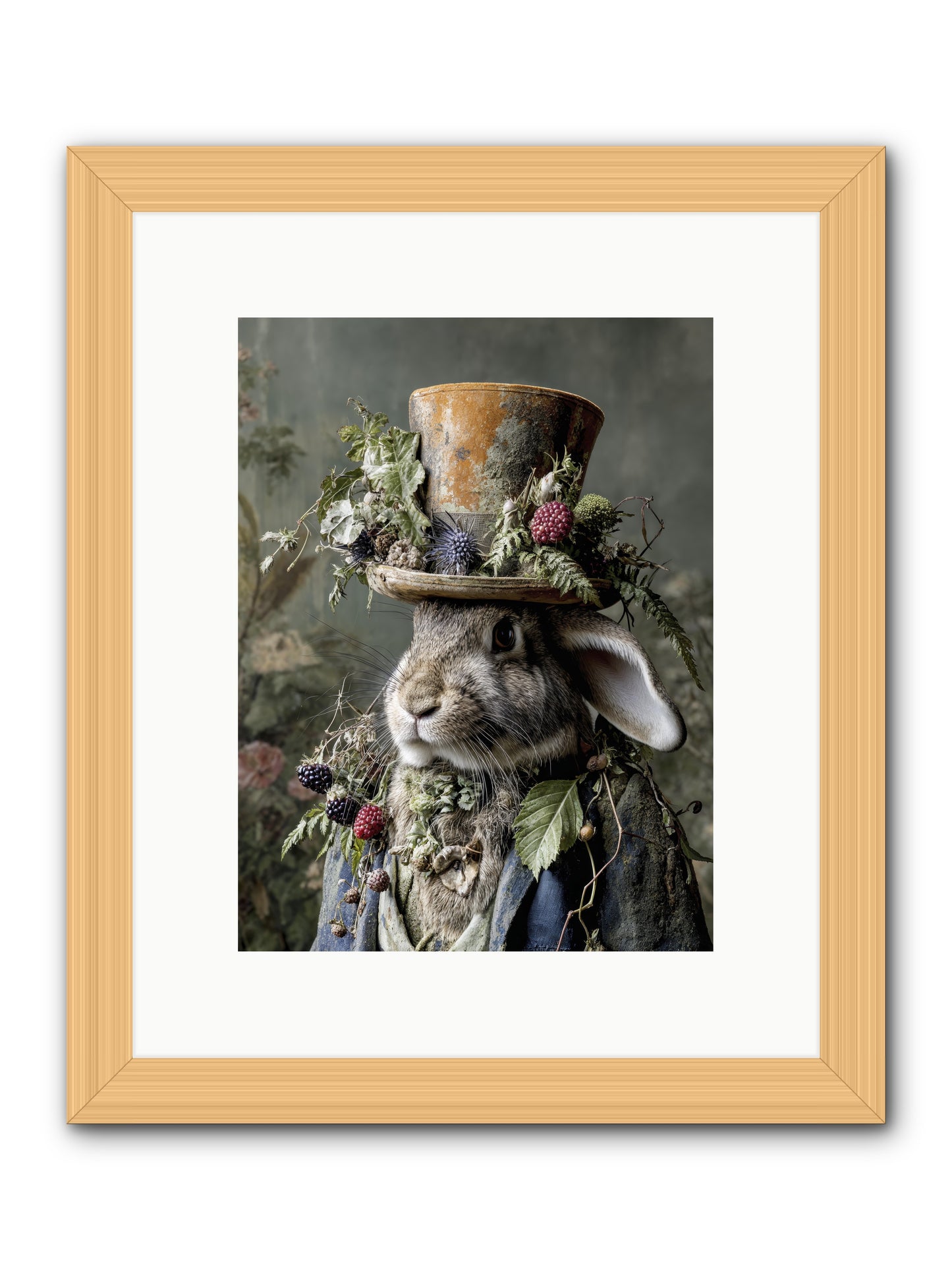 Honeyed Secrets -- Framed Print - Natural 9x12