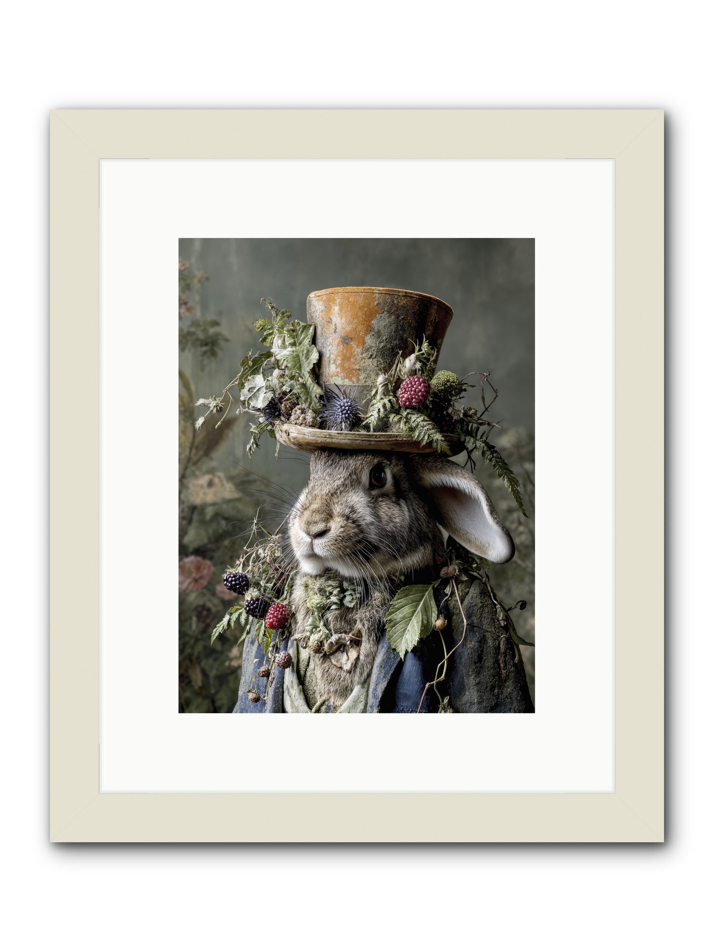 Honeyed Secrets -- Framed Print - White 9x12