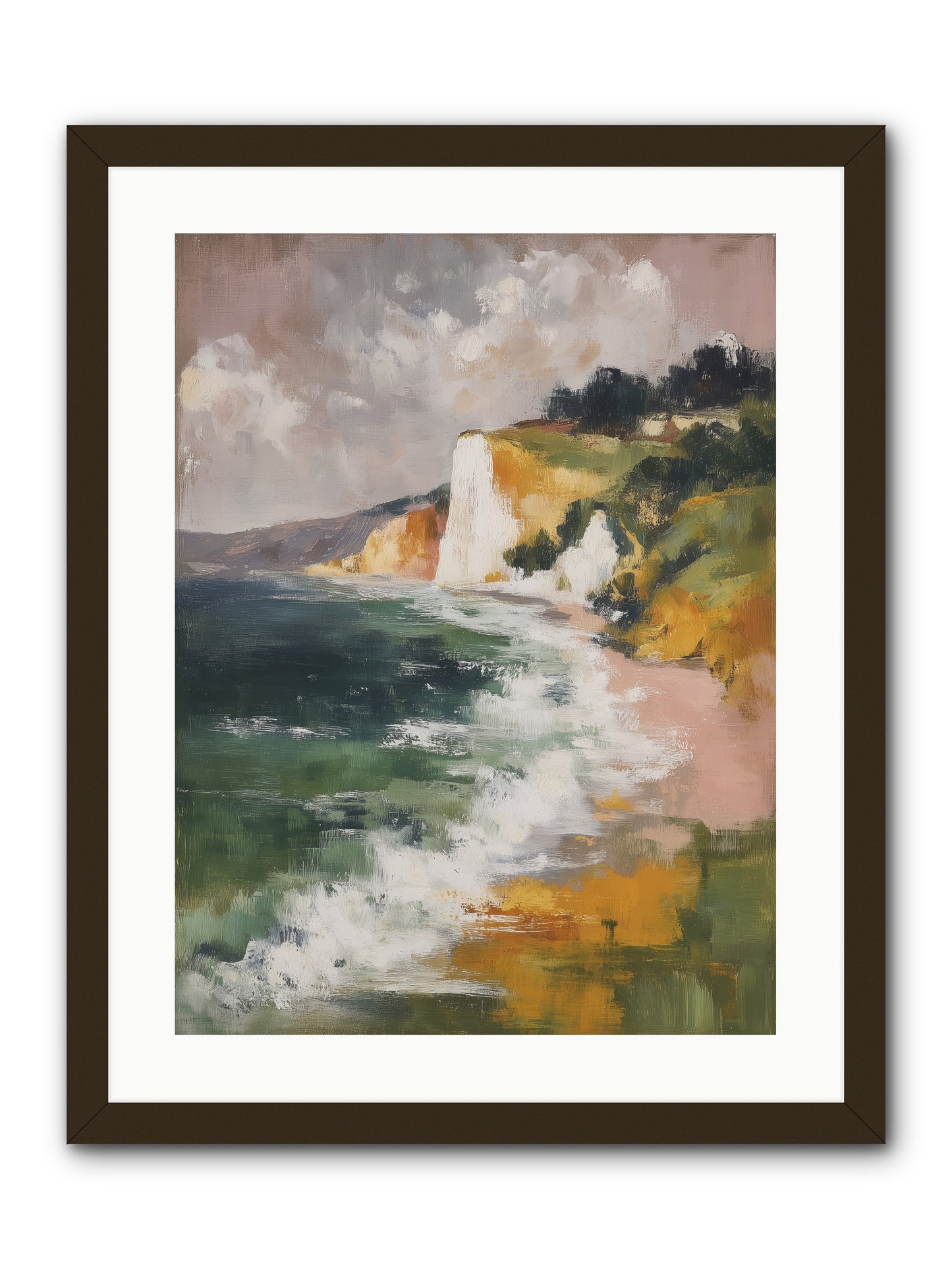 Honeysuckle Summer -- Framed Print - Black 18x24