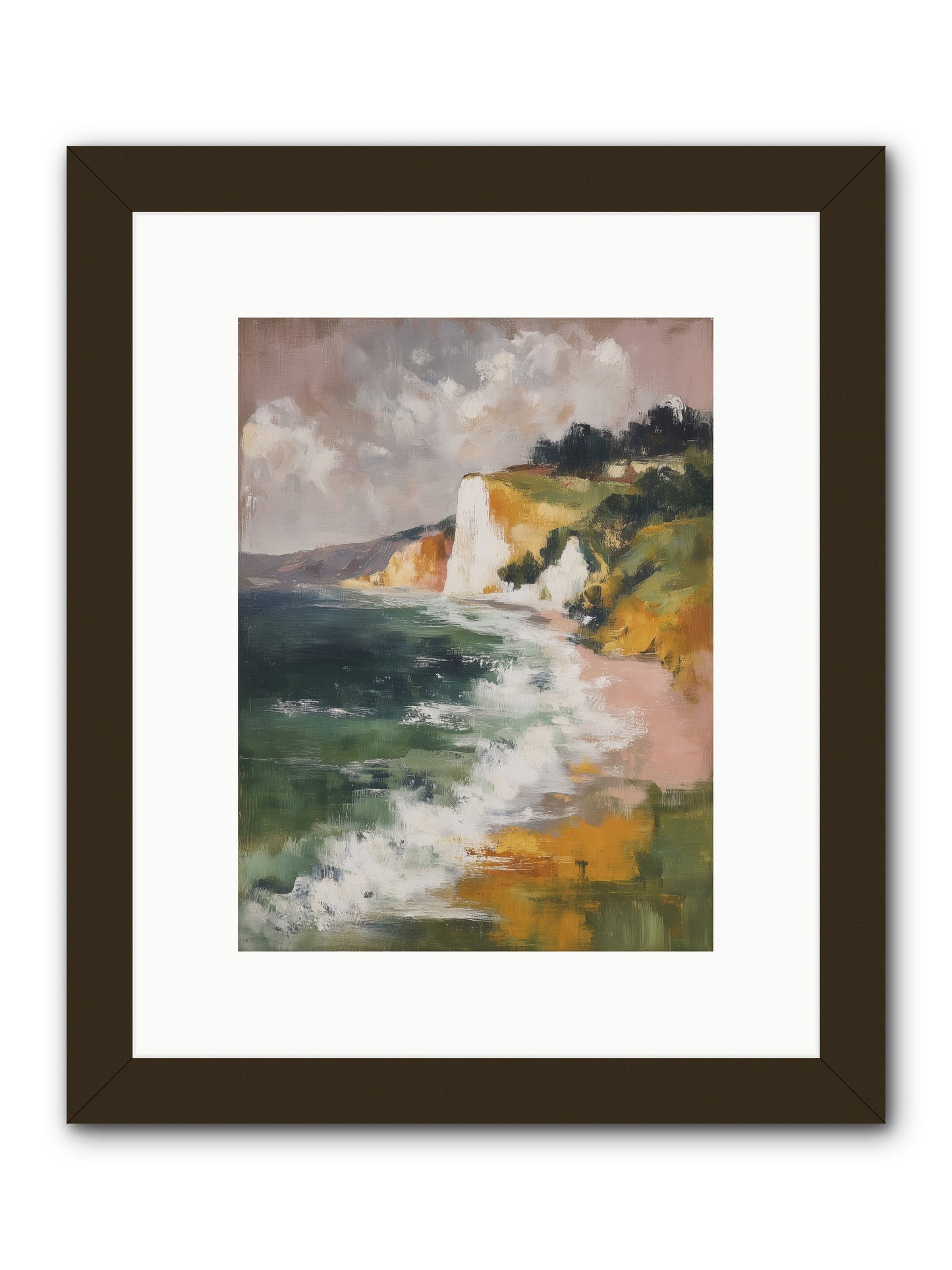 Honeysuckle Summer -- Framed Print - Black 9x12