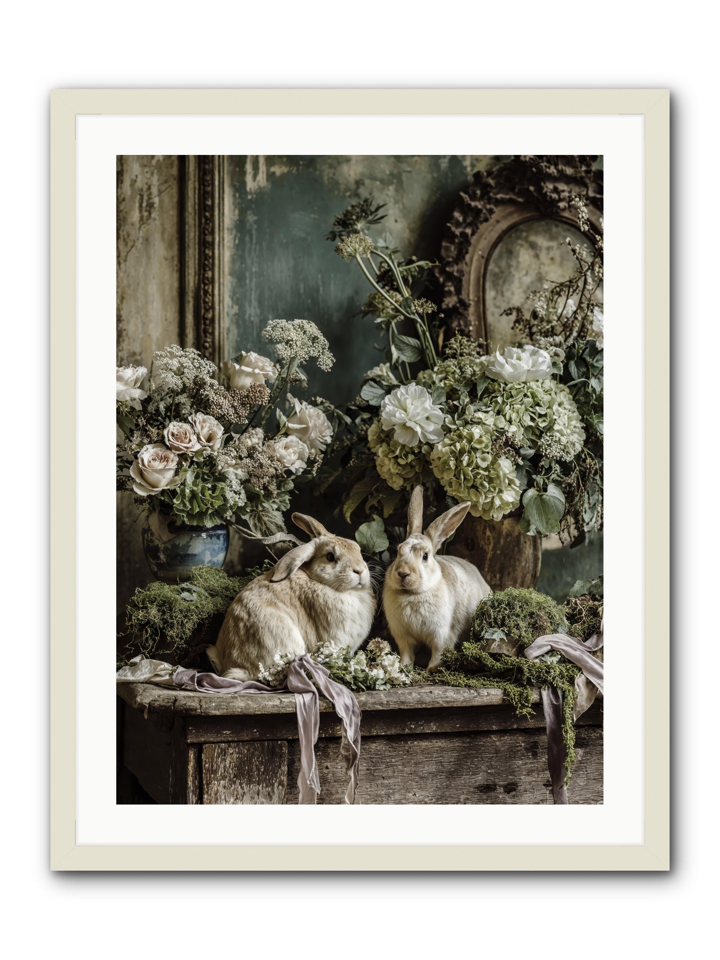 Honneur -- Framed Print - White 24x32