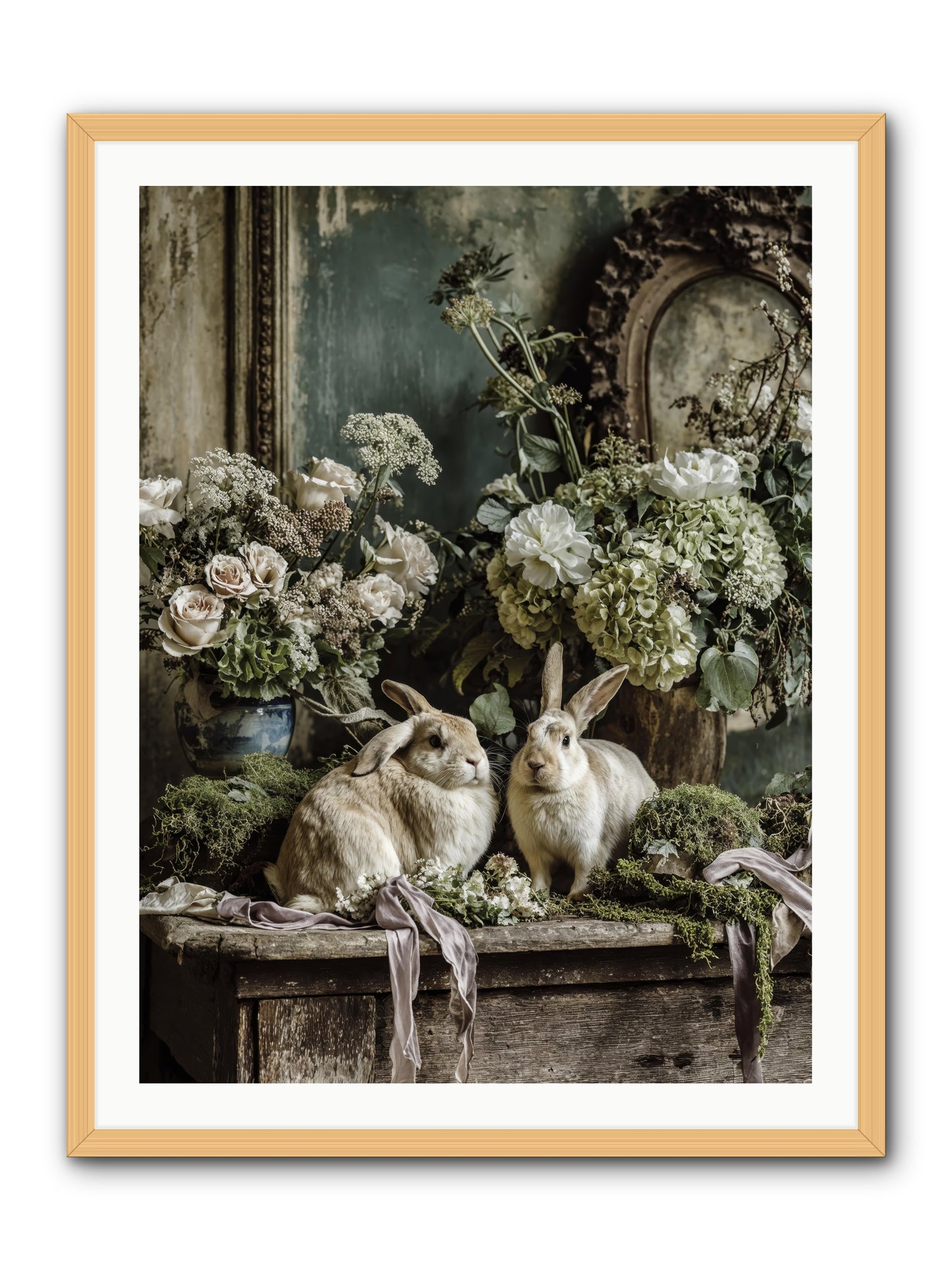 Honneur -- Framed Print - Natural 30x40