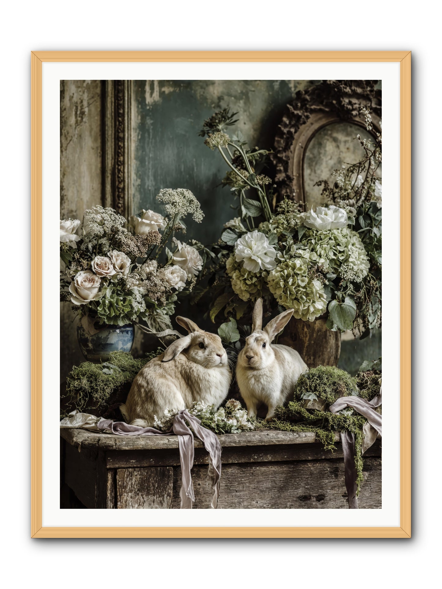 Honneur -- Framed Print - Natural 36x48
