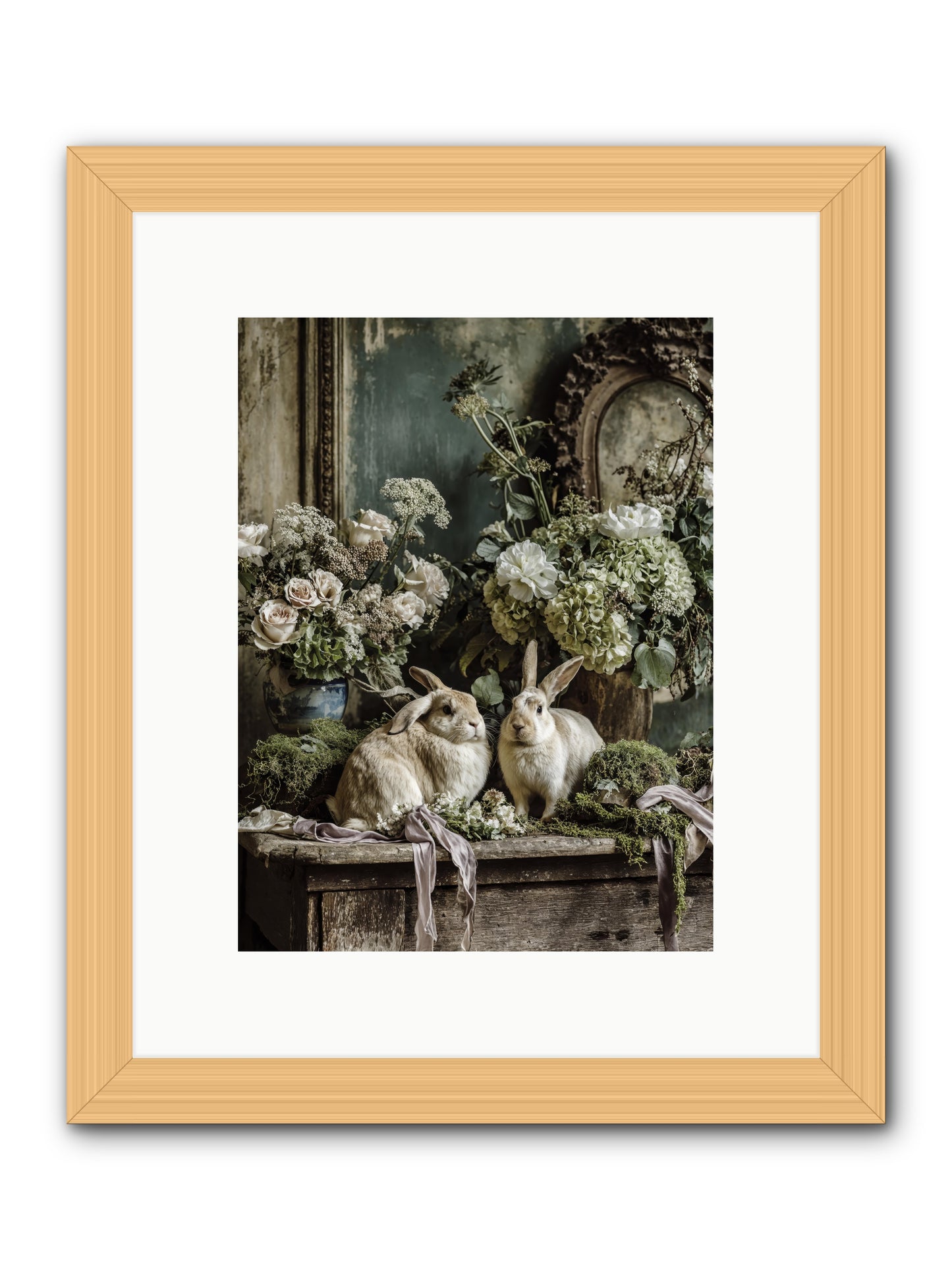 Honneur -- Framed Print - Natural 9x12