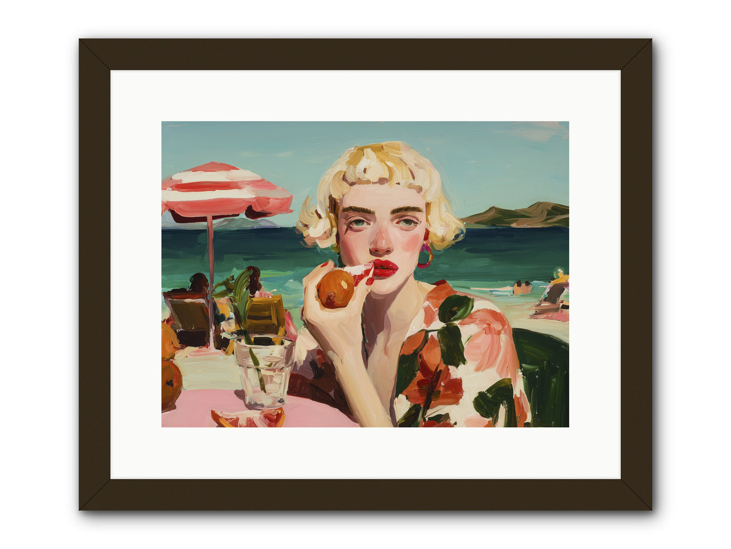 Horizon Hypnosis -- Framed Print - Black 16x12