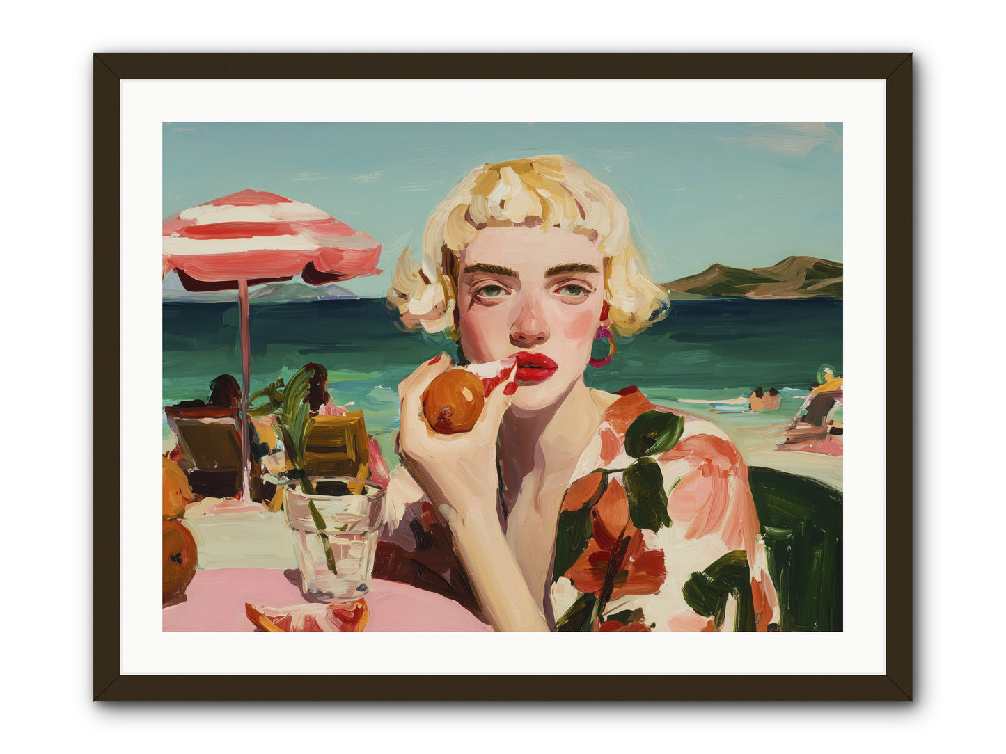 Horizon Hypnosis -- Framed Print - Black 32x24