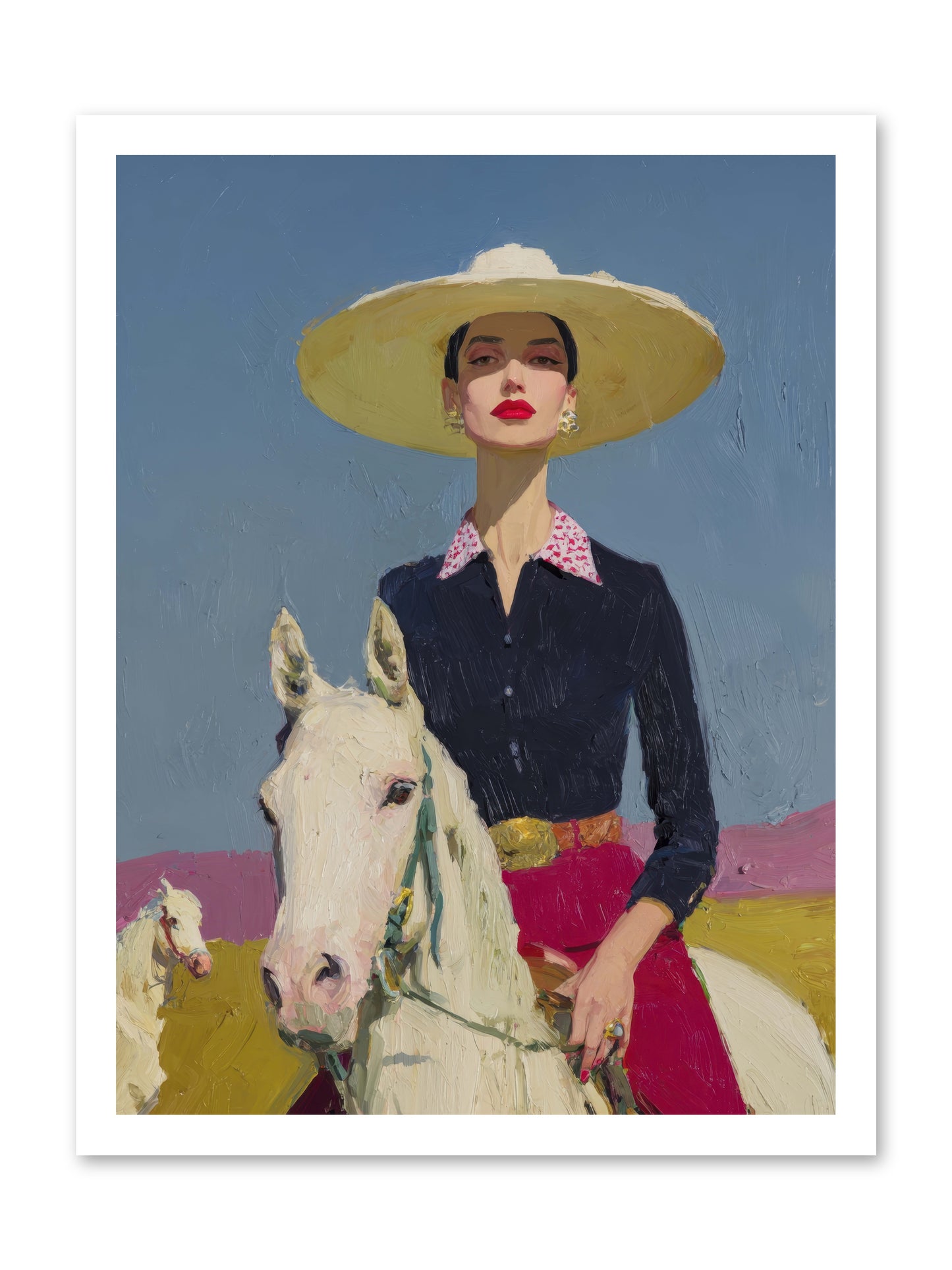 Horizon's Gentle Pull -- Loose Canvas Print 18x24