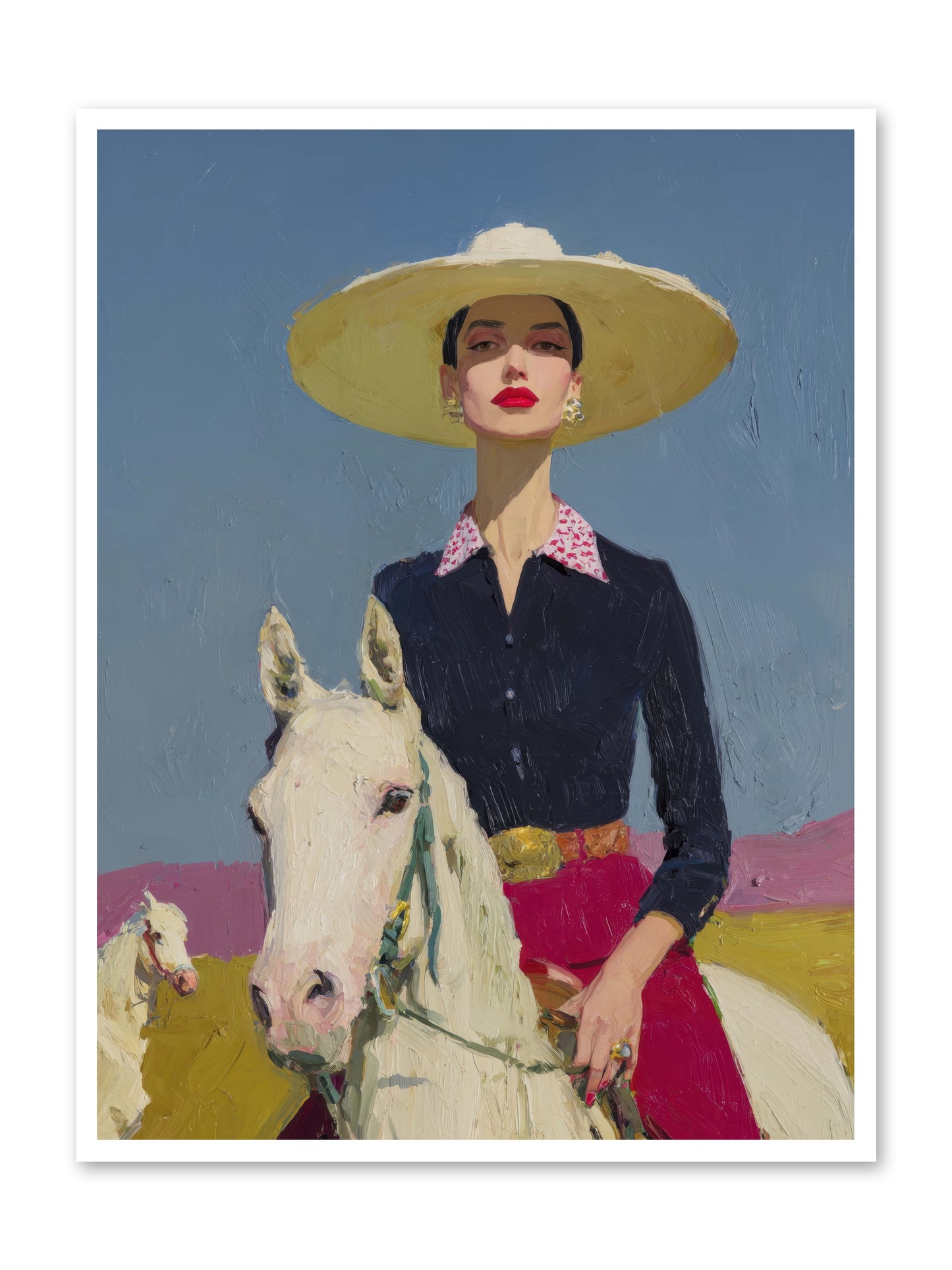 Horizon's Gentle Pull -- Loose Canvas Print 36x48