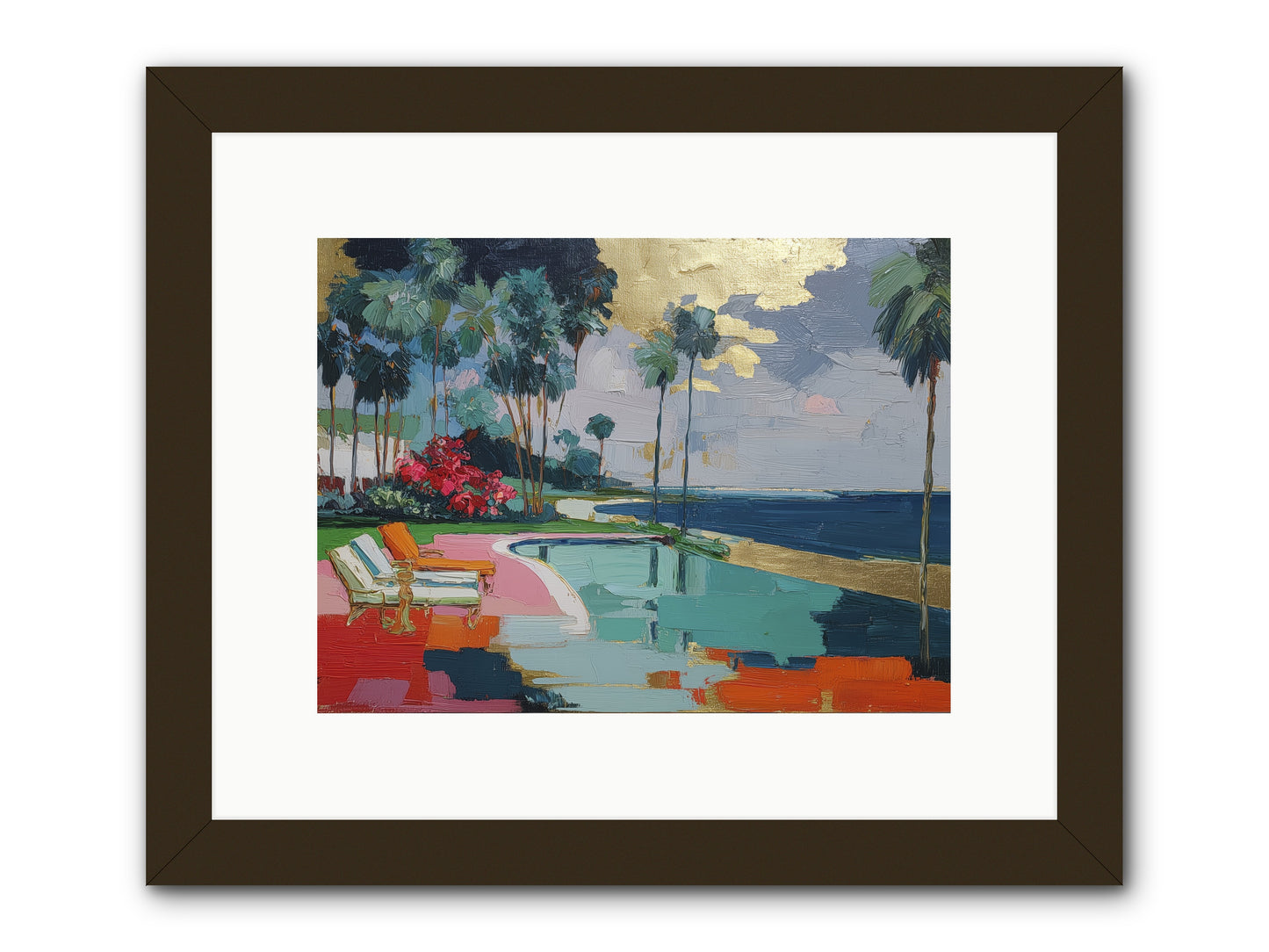 Horizon's Invitation -- Framed Print - Black 12x9