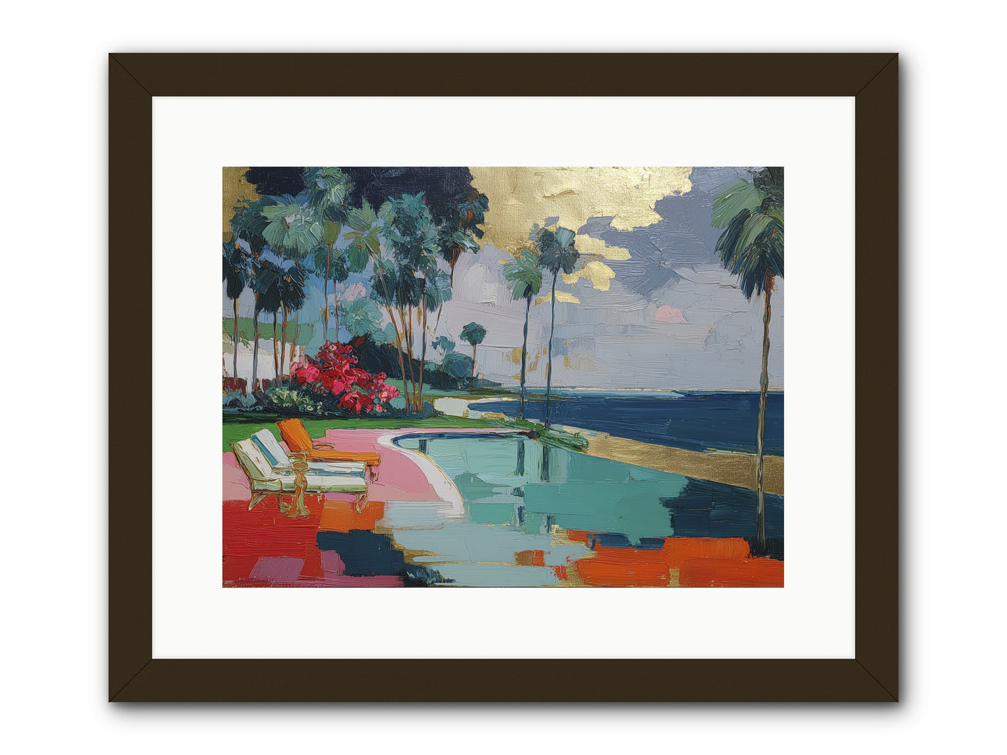 Horizon's Invitation -- Framed Print - Black 16x12