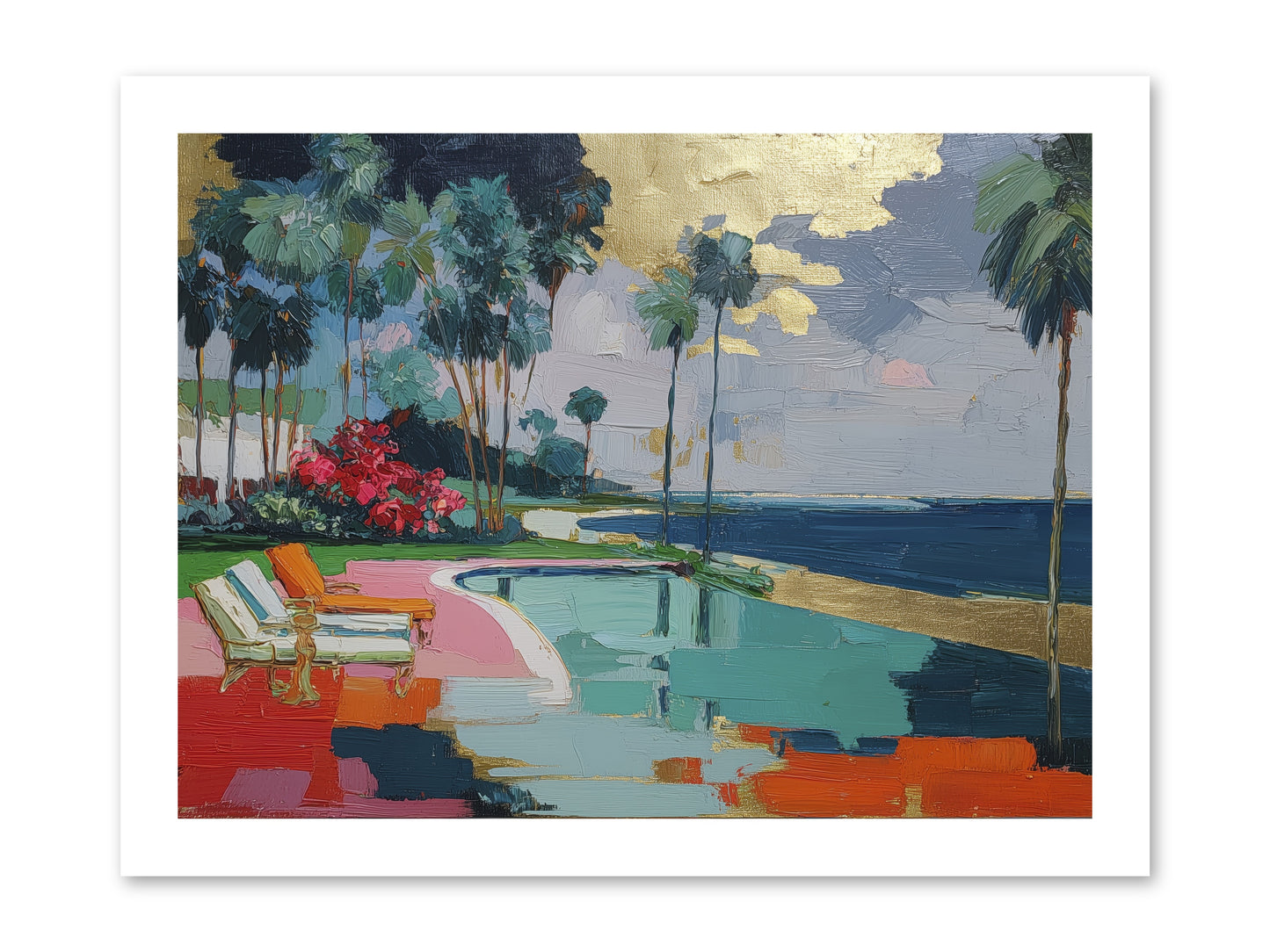 Horizon's Invitation -- Loose Canvas Print 16x12