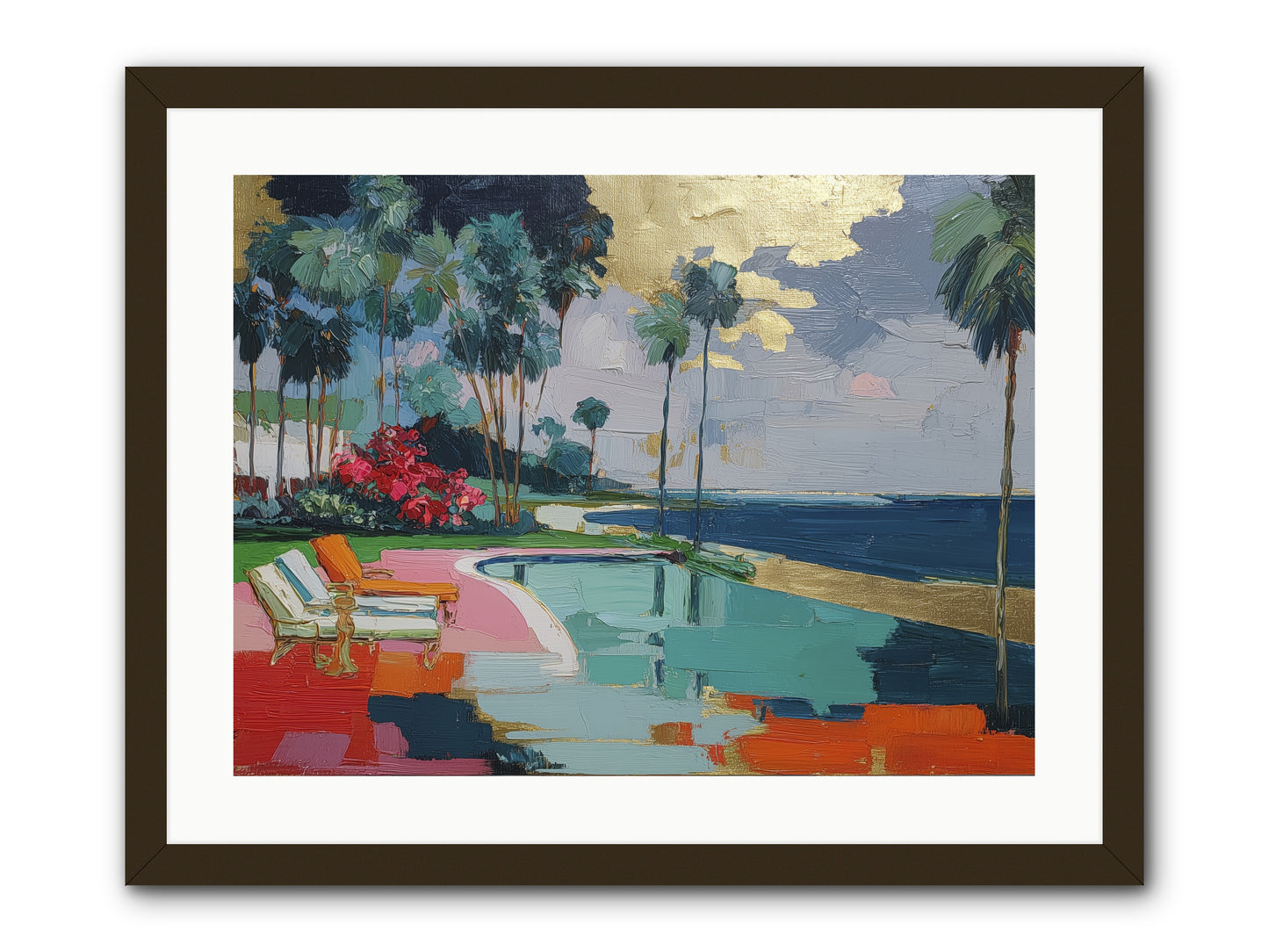 Horizon's Invitation -- Framed Print - Black 24x18