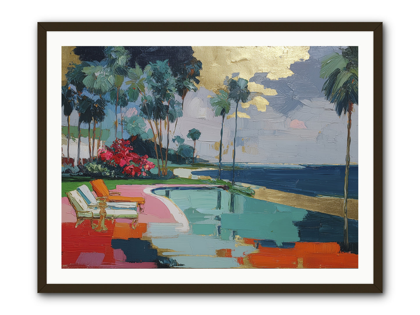 Horizon's Invitation -- Framed Print - Black 40x30