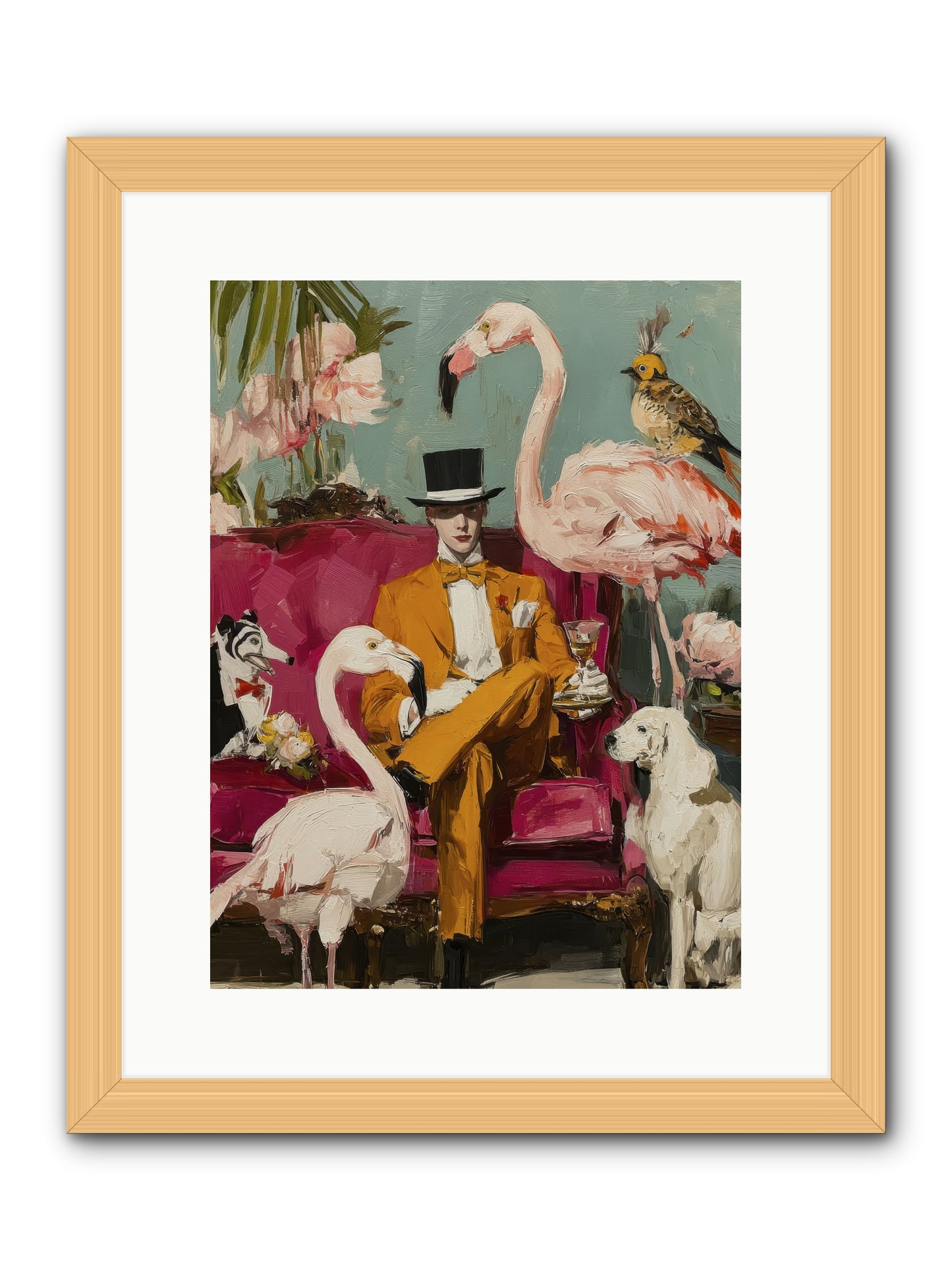Hours Lost In Wonder -- Framed Print - Natural 12x16