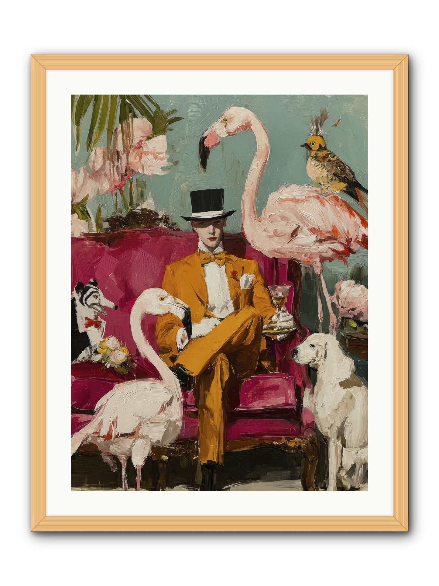 Hours Lost In Wonder -- Framed Print - Natural 24x32