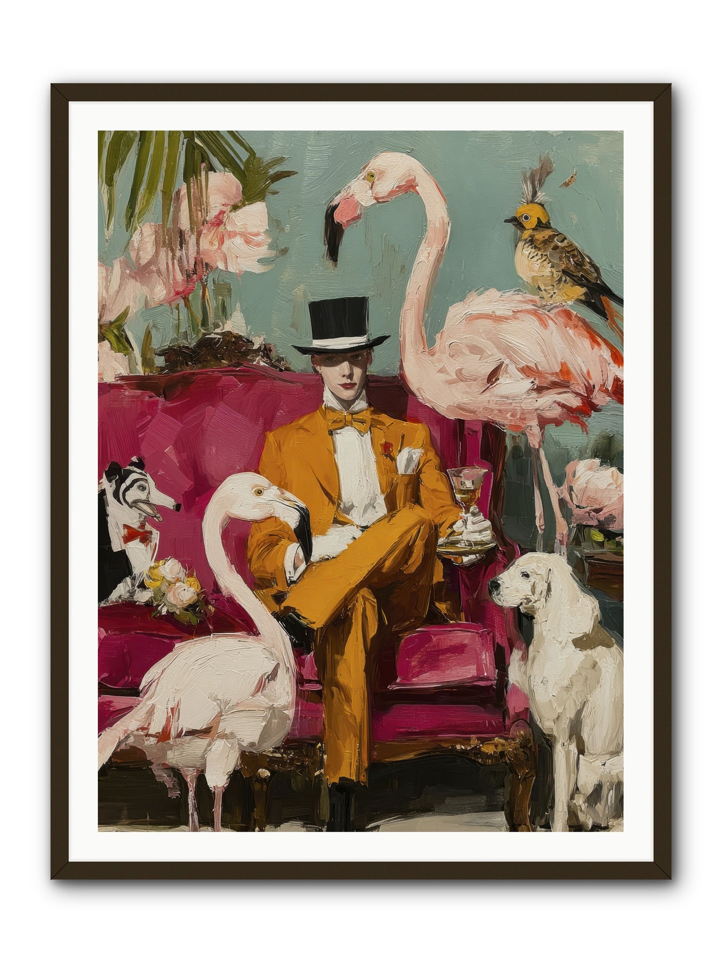 Hours Lost In Wonder -- Framed Print - Black 36x48