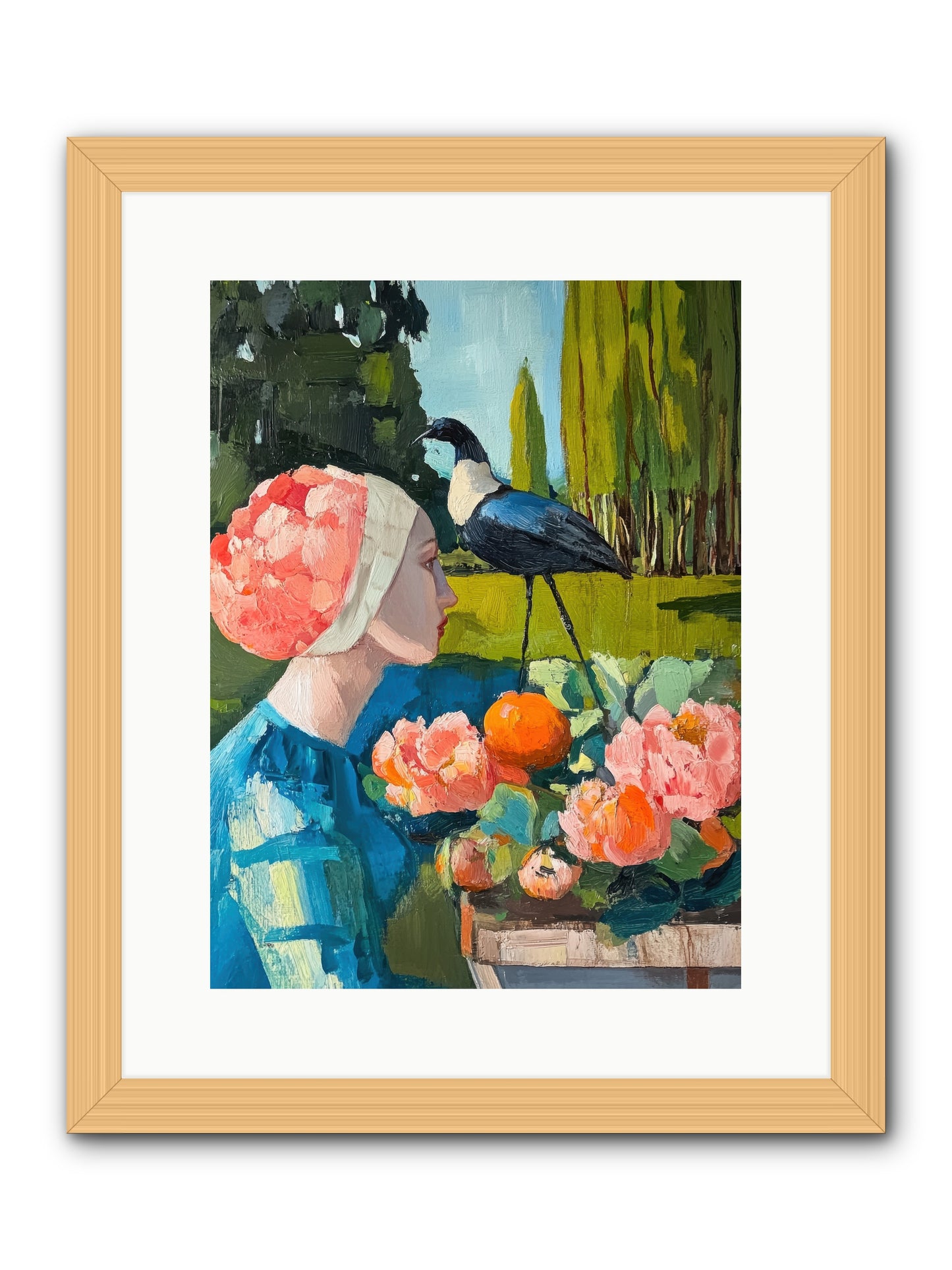 Hours Of Anticipation -- Framed Print - Natural 12x16