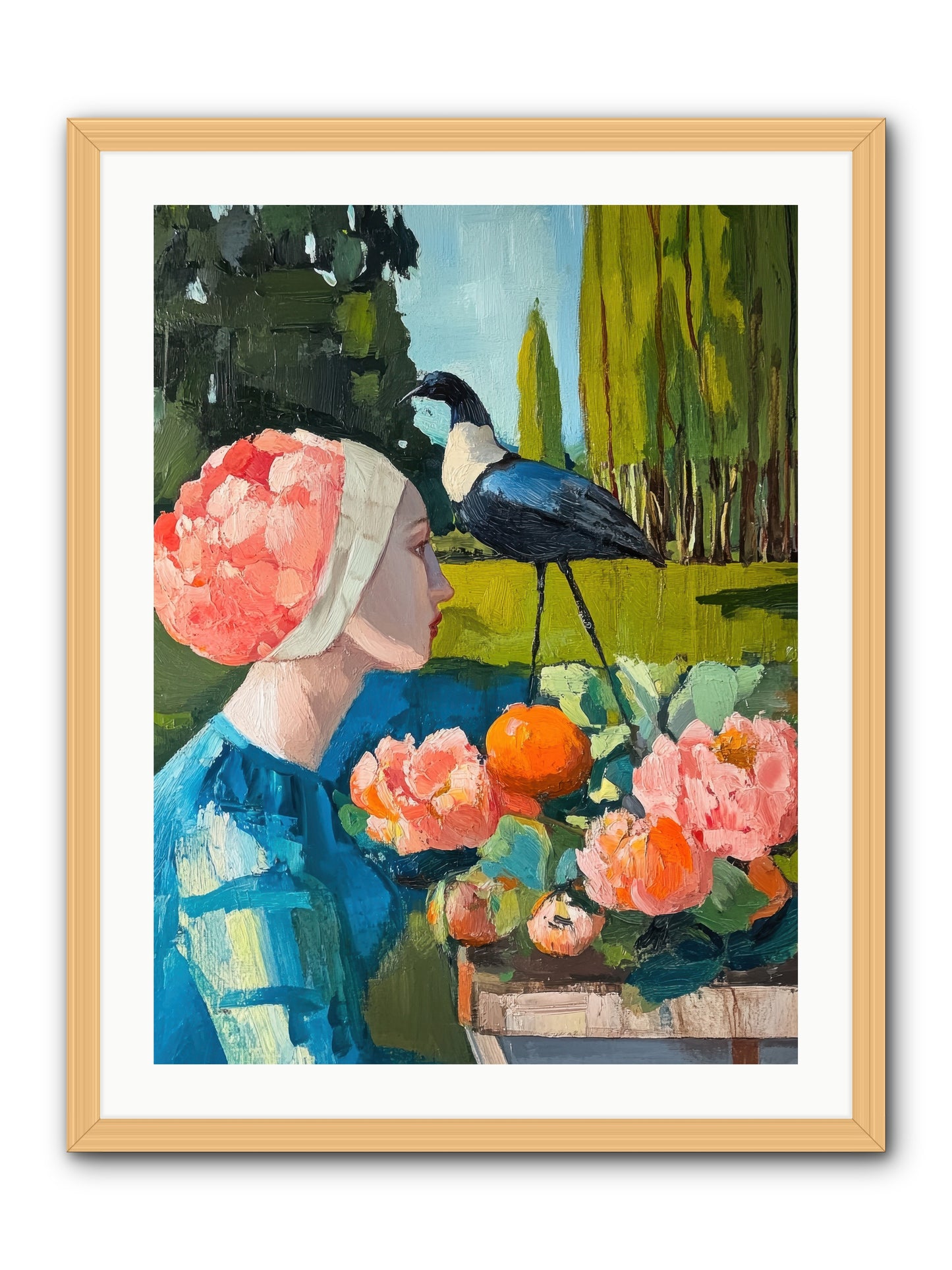Hours Of Anticipation -- Framed Print - Natural 24x32