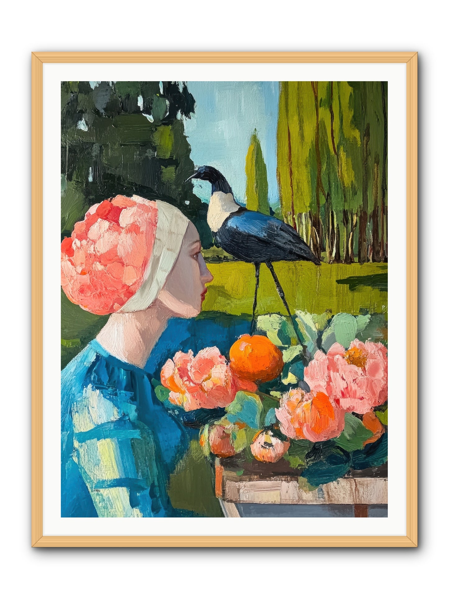Hours Of Anticipation -- Framed Print - Natural 36x48