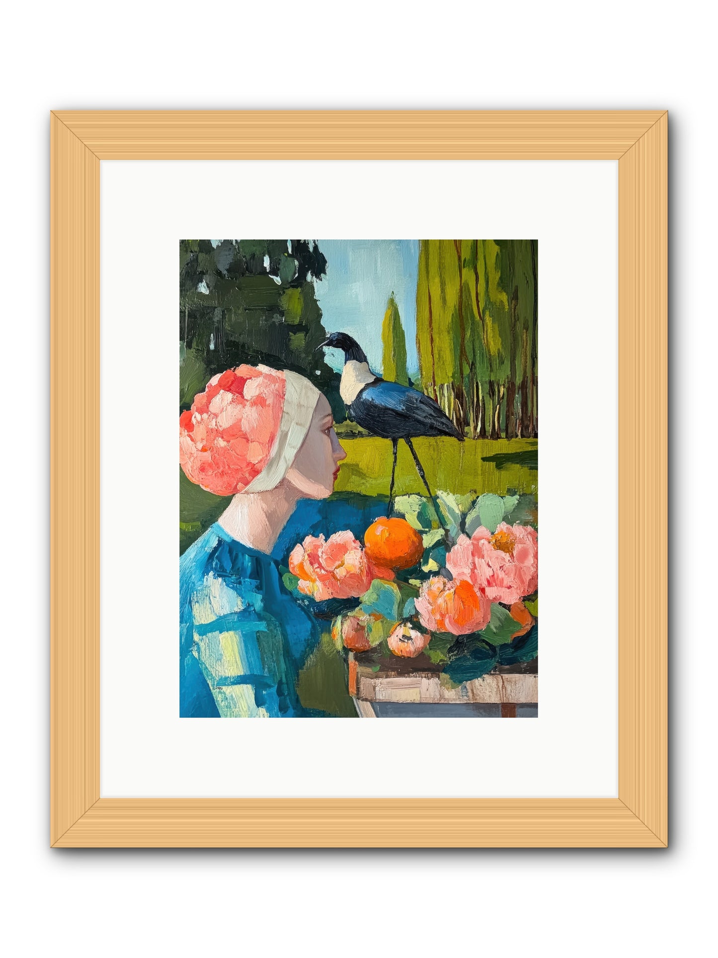 Hours Of Anticipation -- Framed Print - Natural 9x12