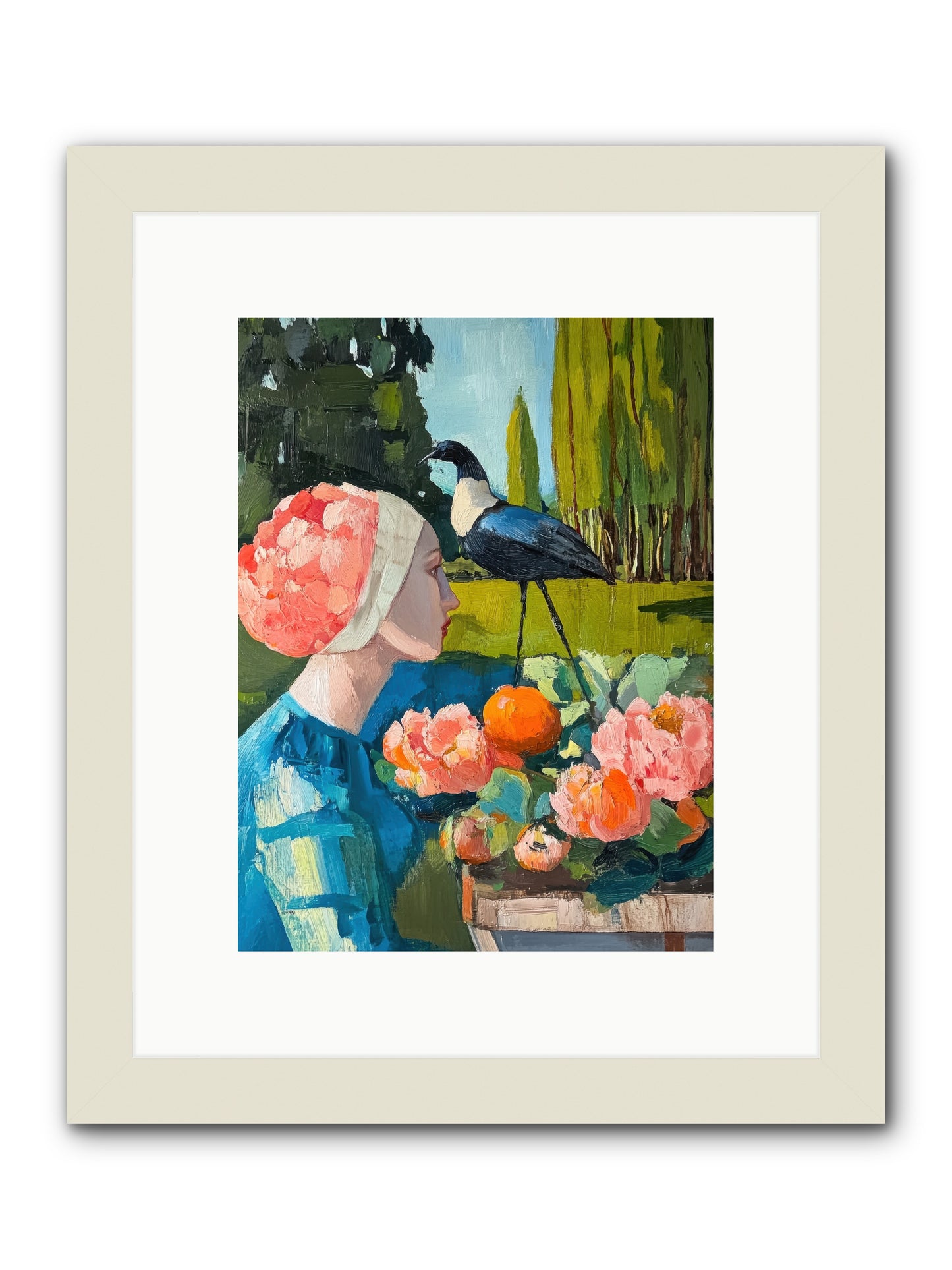 Hours Of Anticipation -- Framed Print - White 9x12