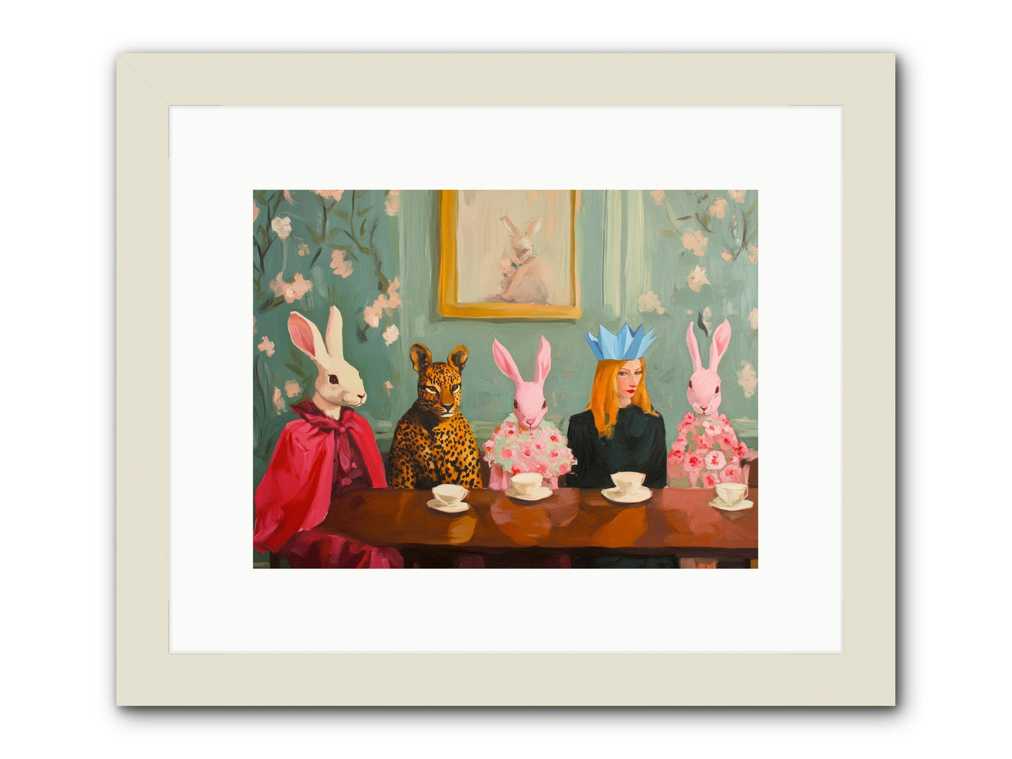 How Morning Found UsRez2 -- Framed Print - White 12x9