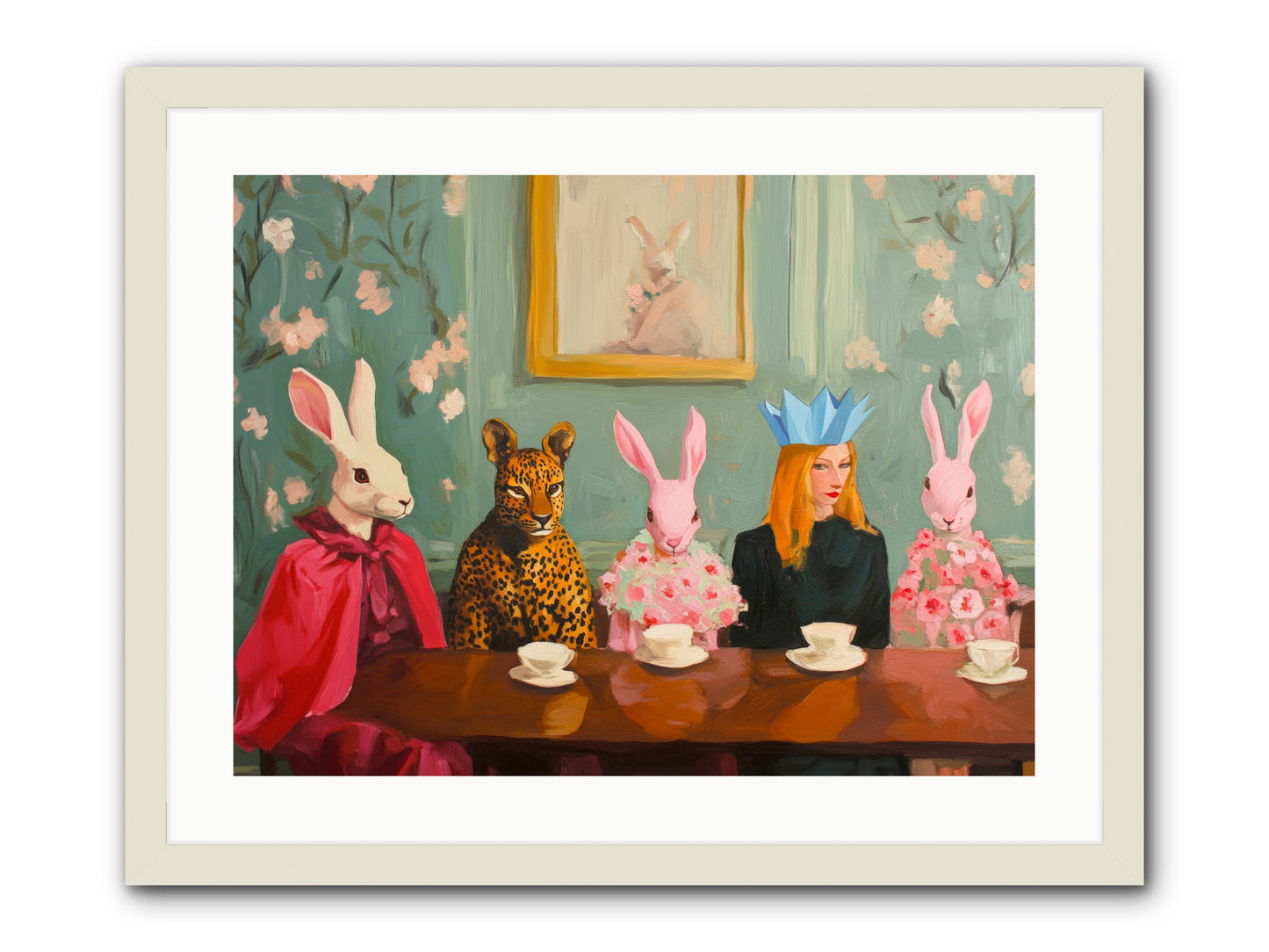 How Morning Found UsRez2 -- Framed Print - White 24x18