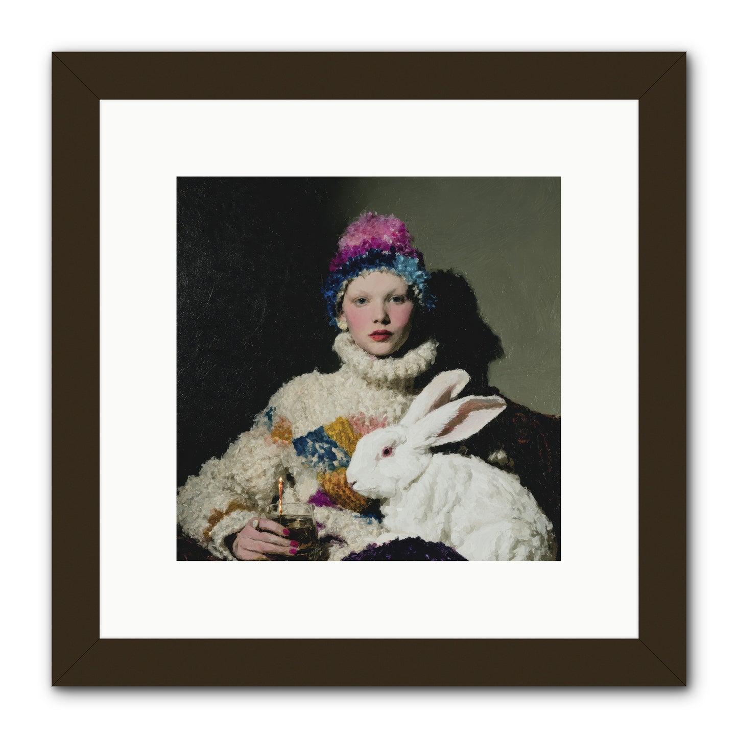 How Opal Learned to Dream -- Framed Print - Black 10x10
