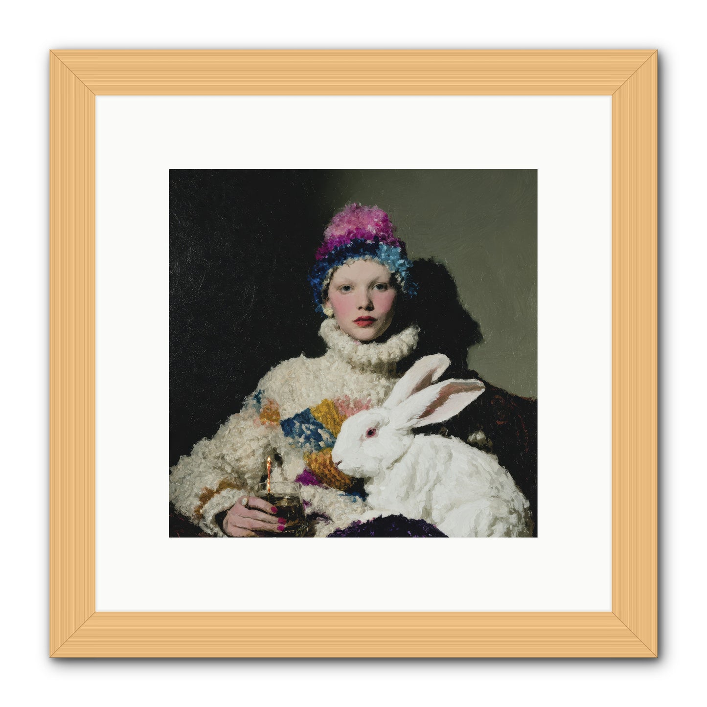 How Opal Learned to Dream -- Framed Print - Natural 10x10