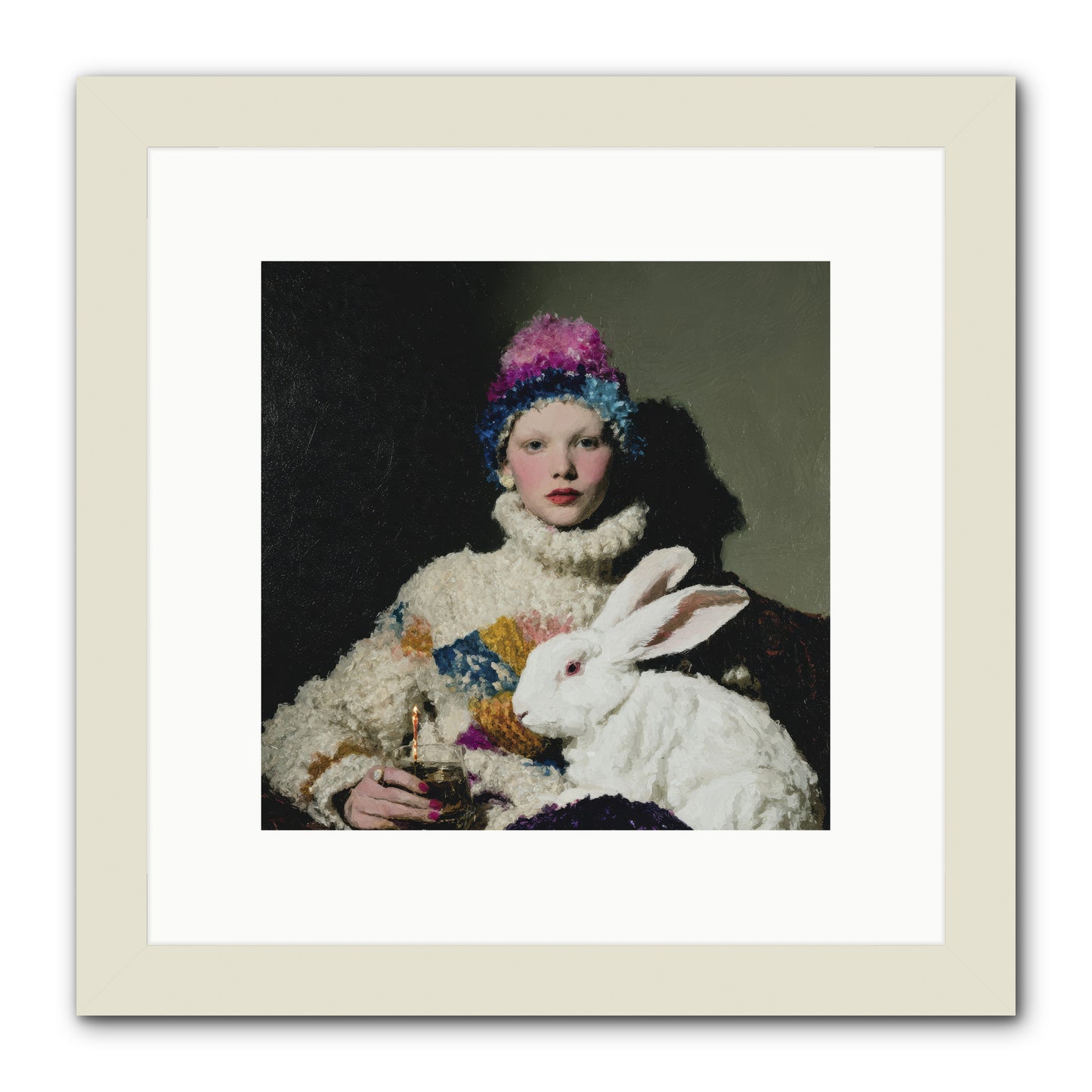 How Opal Learned to Dream -- Framed Print - White 10x10