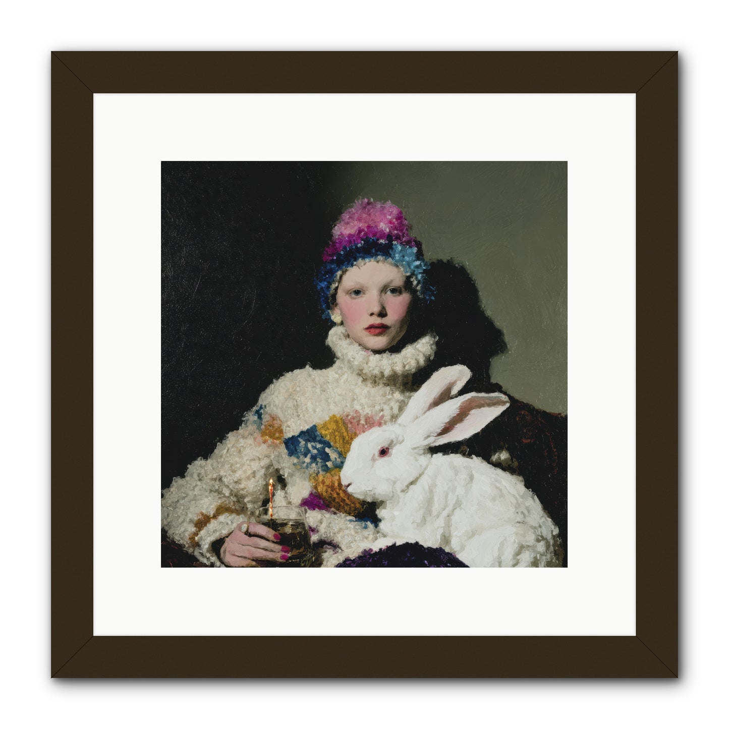 How Opal Learned to Dream -- Framed Print - Black 12x12