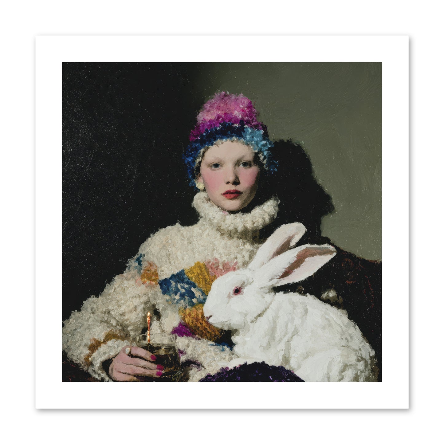 How Opal Learned to Dream -- Paper Print 12x12