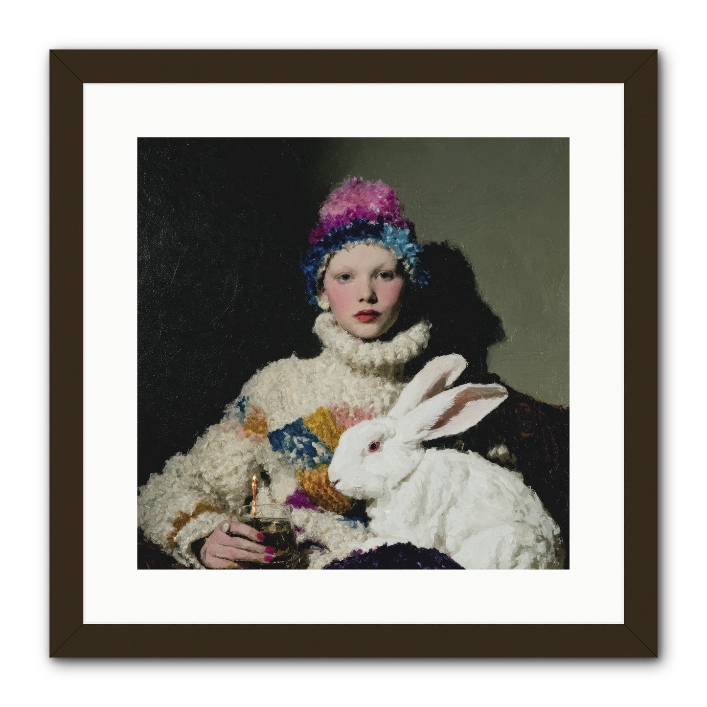 How Opal Learned to Dream -- Framed Print - Black 16x16