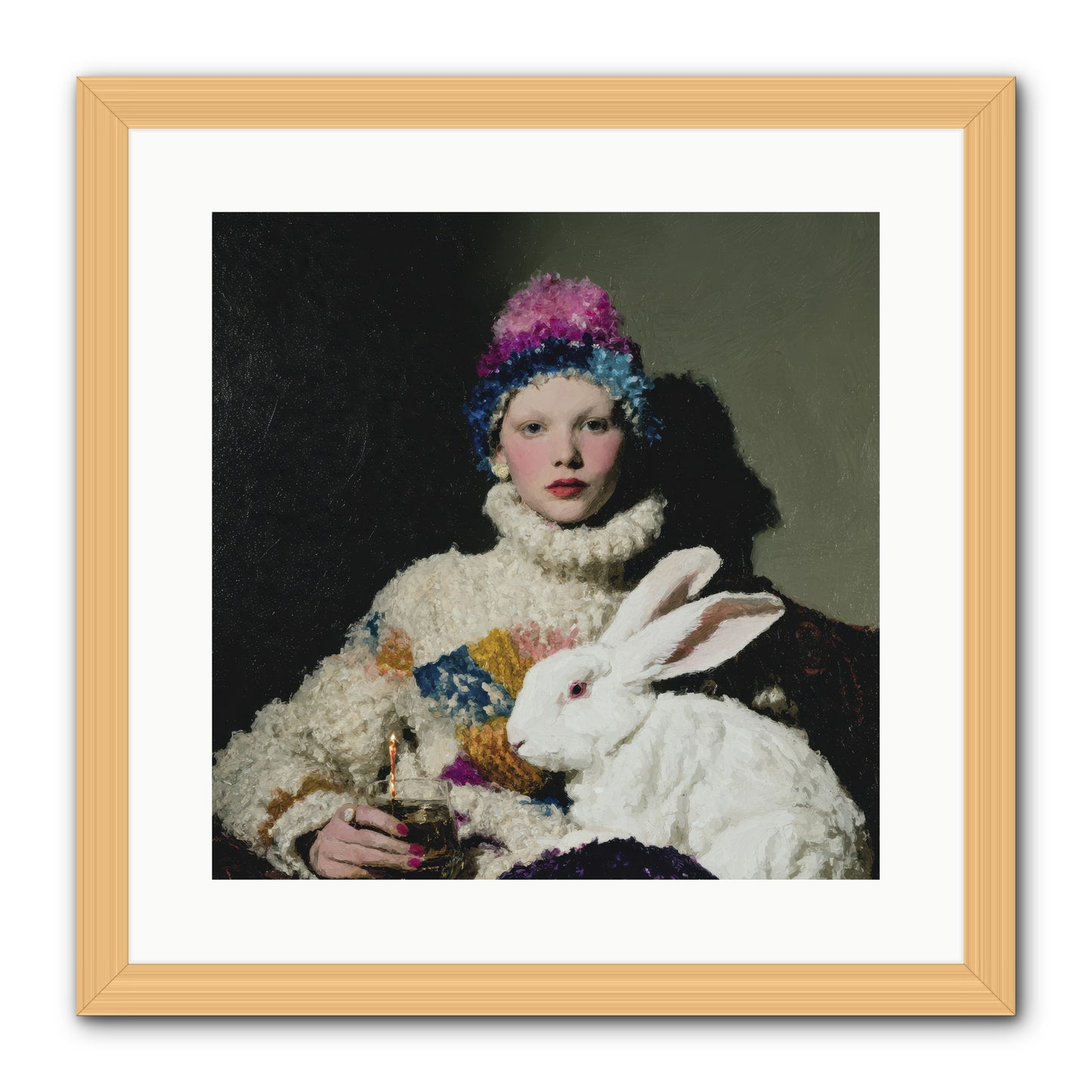 How Opal Learned to Dream -- Framed Print - Natural 16x16