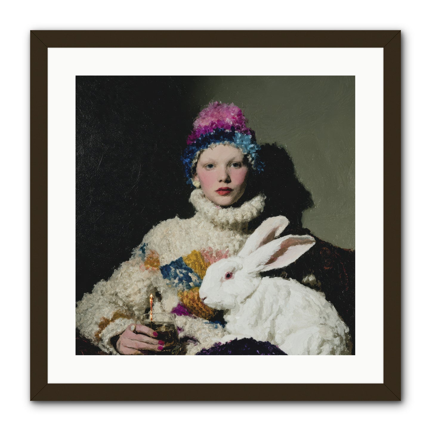 How Opal Learned to Dream -- Framed Print - Black 20x20