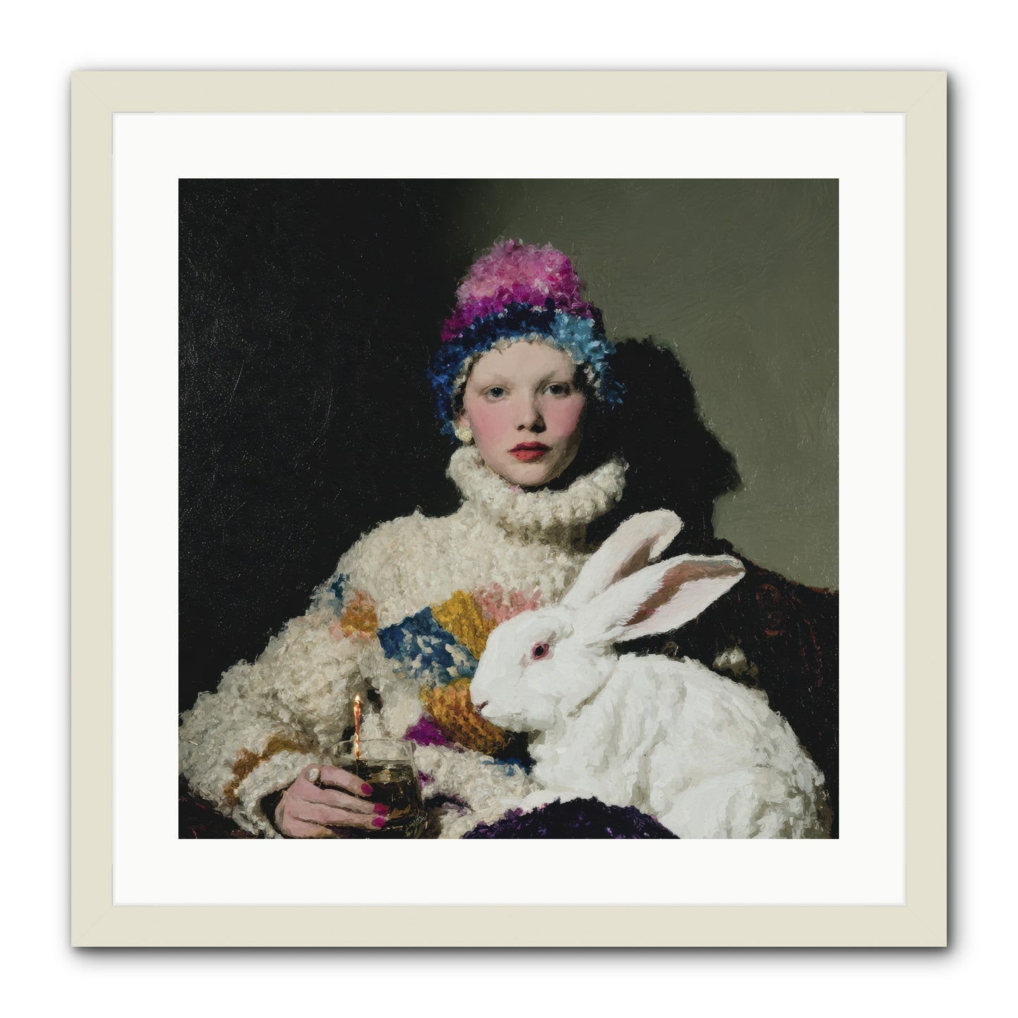 How Opal Learned to Dream -- Framed Print - White 20x20