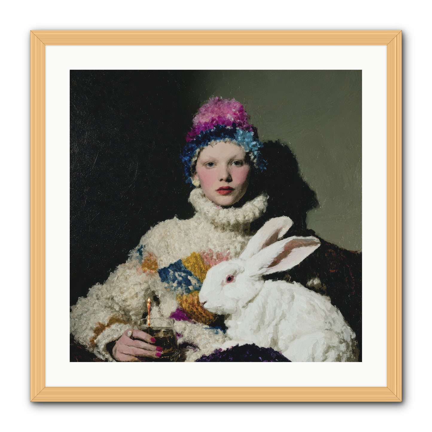 How Opal Learned to Dream -- Framed Print - Natural 24x24