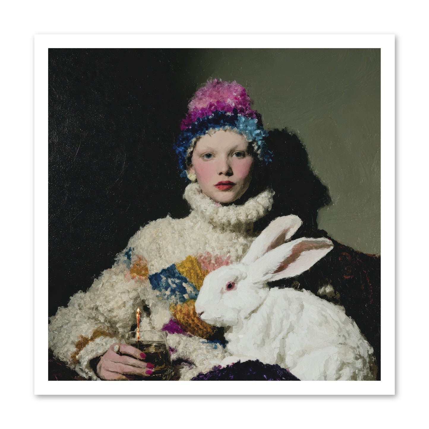 How Opal Learned to Dream -- Loose Canvas Print 24x24