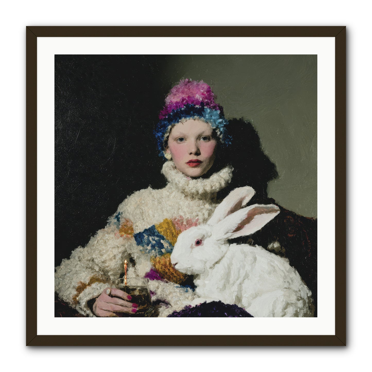 How Opal Learned to Dream -- Framed Print - Black 30x30
