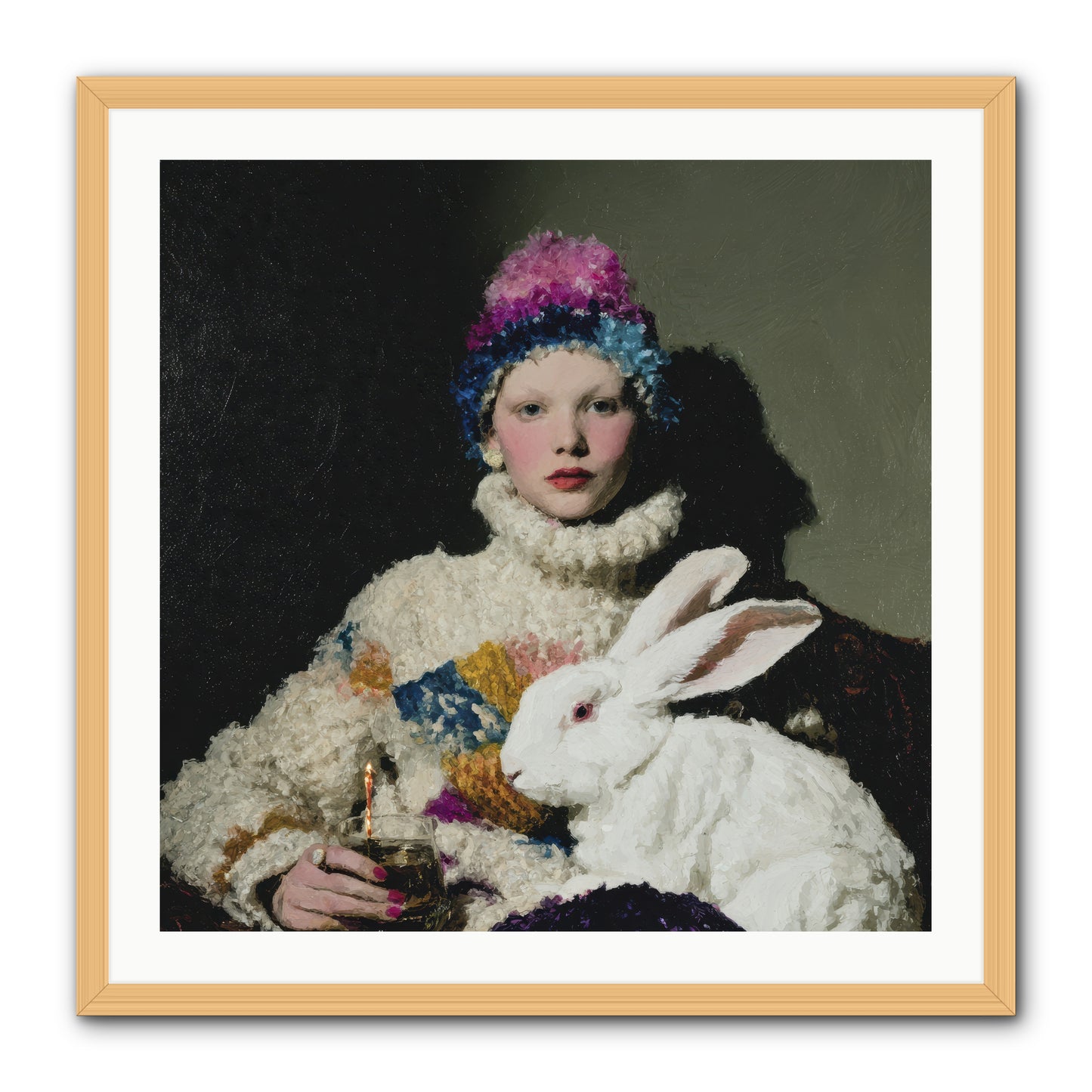 How Opal Learned to Dream -- Framed Print - Natural 30x30
