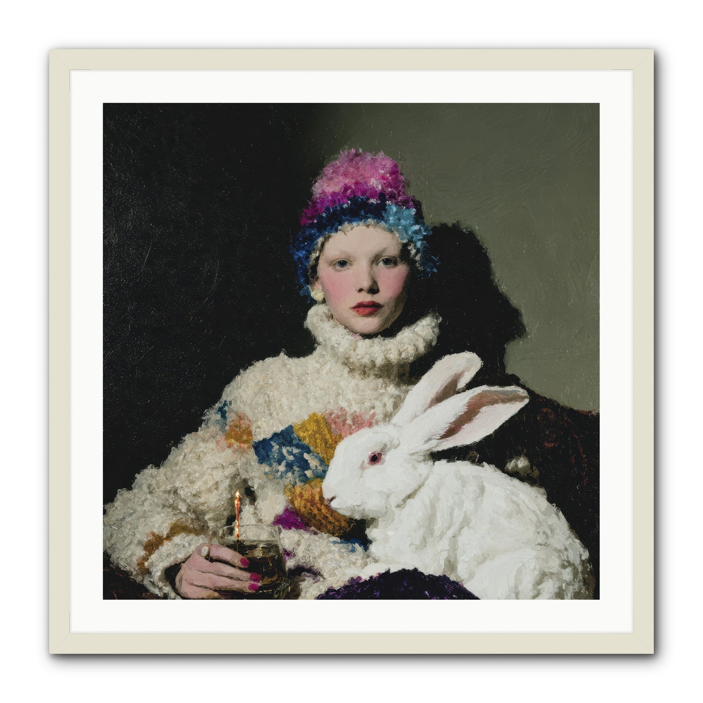 How Opal Learned to Dream -- Framed Print - White 30x30