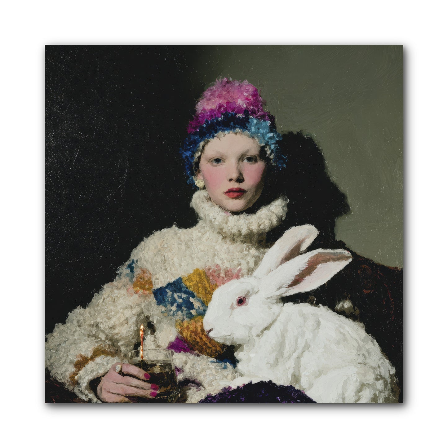 How Opal Learned to Dream -- Wrapped Canvas 10x10
