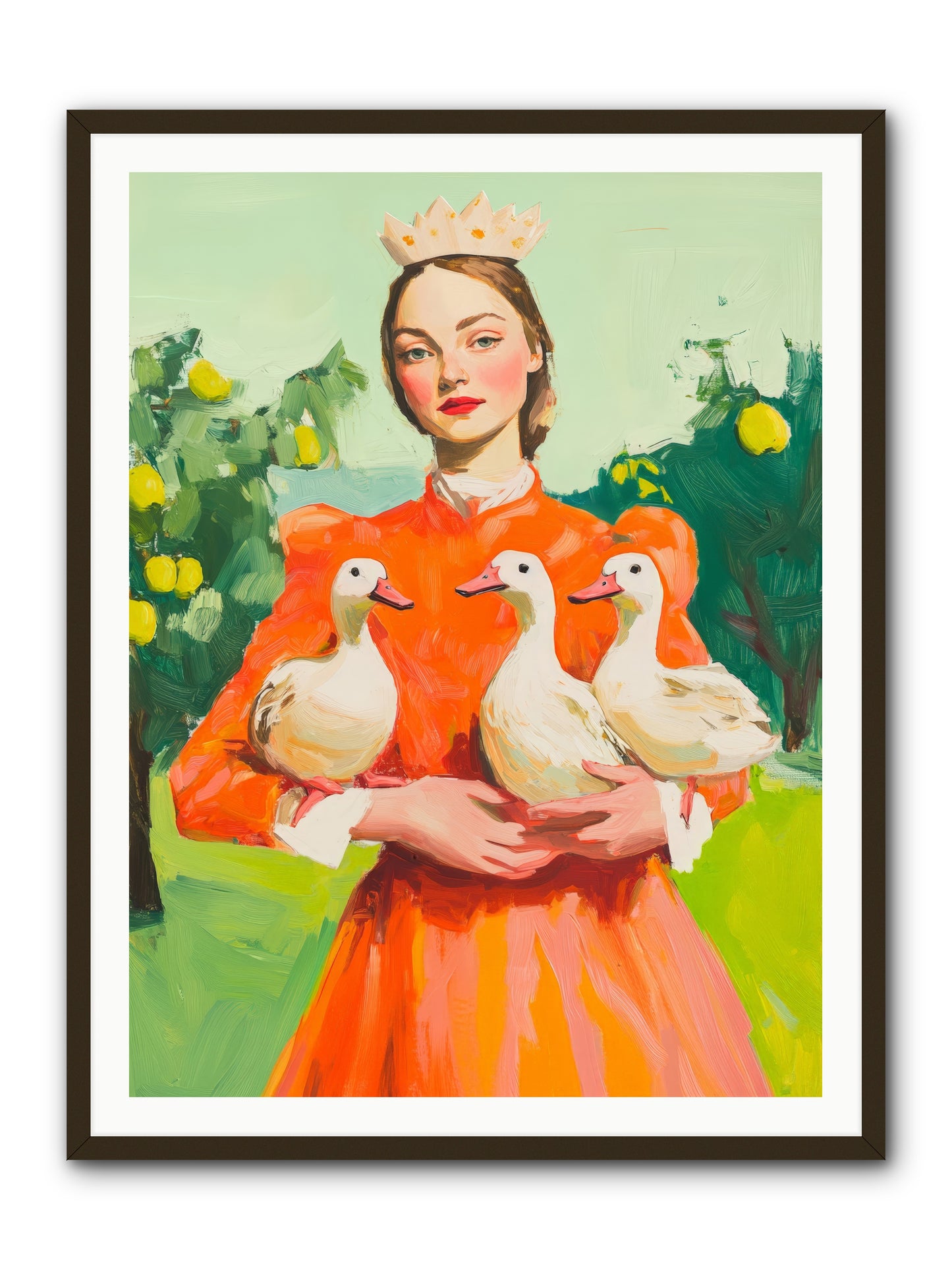 How Wings Found LoveRez2 -- Framed Print - Black 36x48