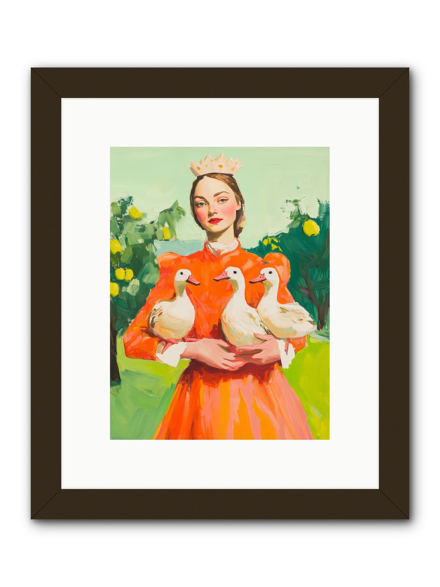 How Wings Found LoveRez2 -- Framed Print - Black 9x12