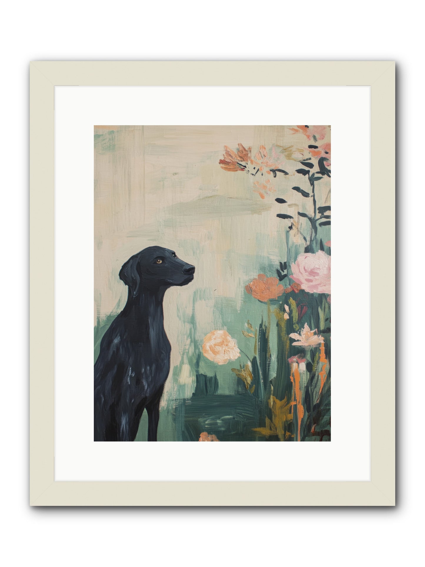 Hunter of Stars -- Framed Print - White 12x16
