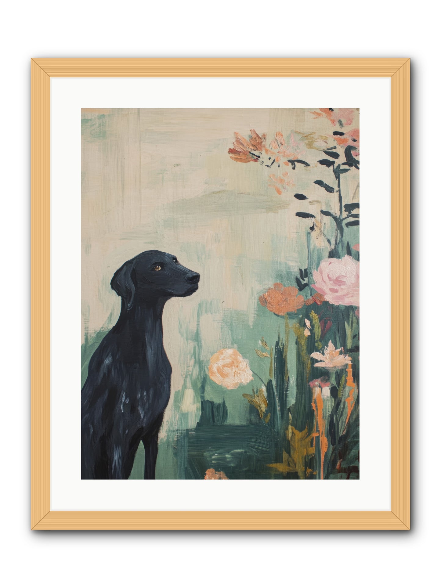 Hunter of Stars -- Framed Print - Natural 18x24