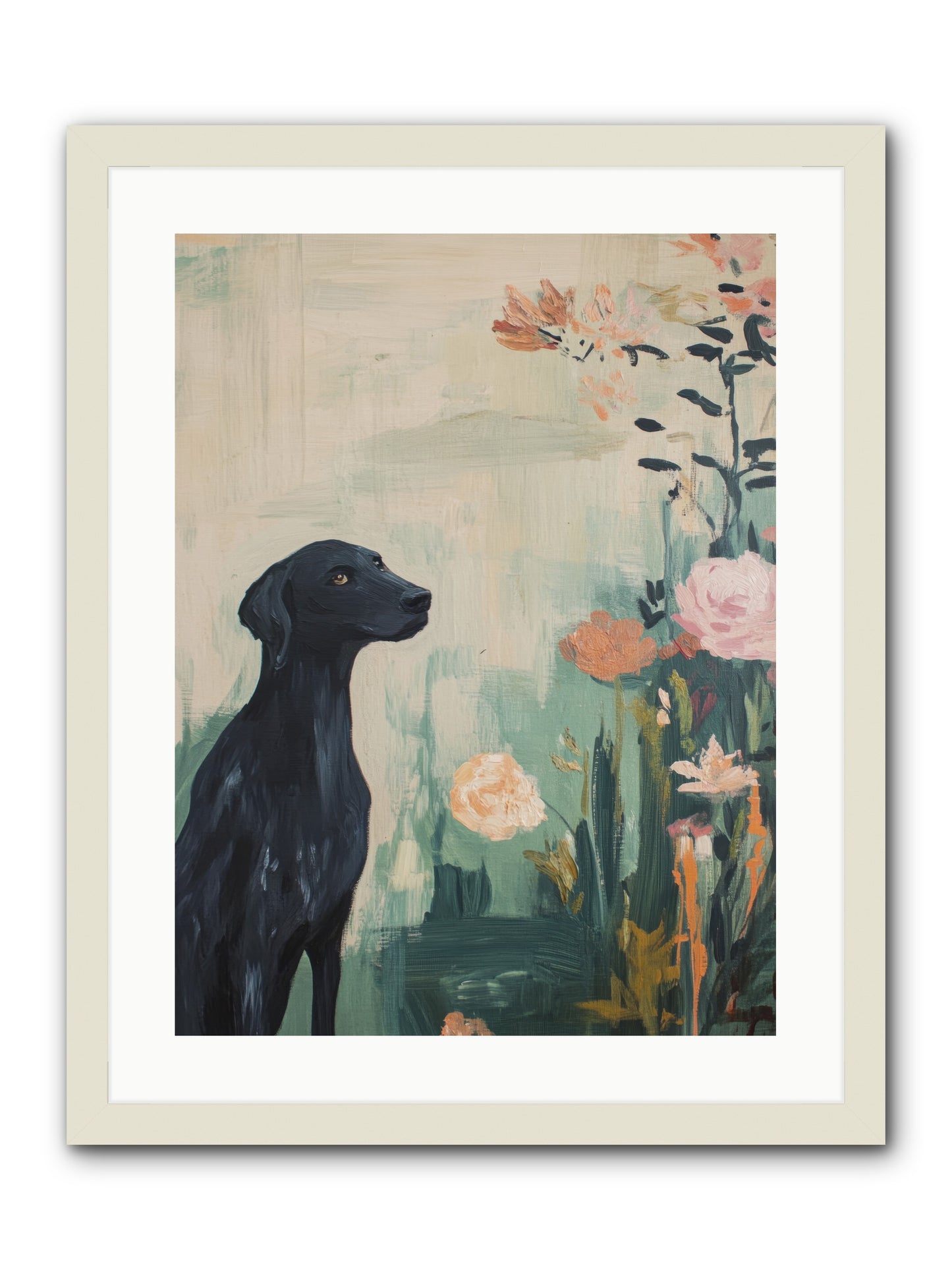 Hunter of Stars -- Framed Print - White 18x24